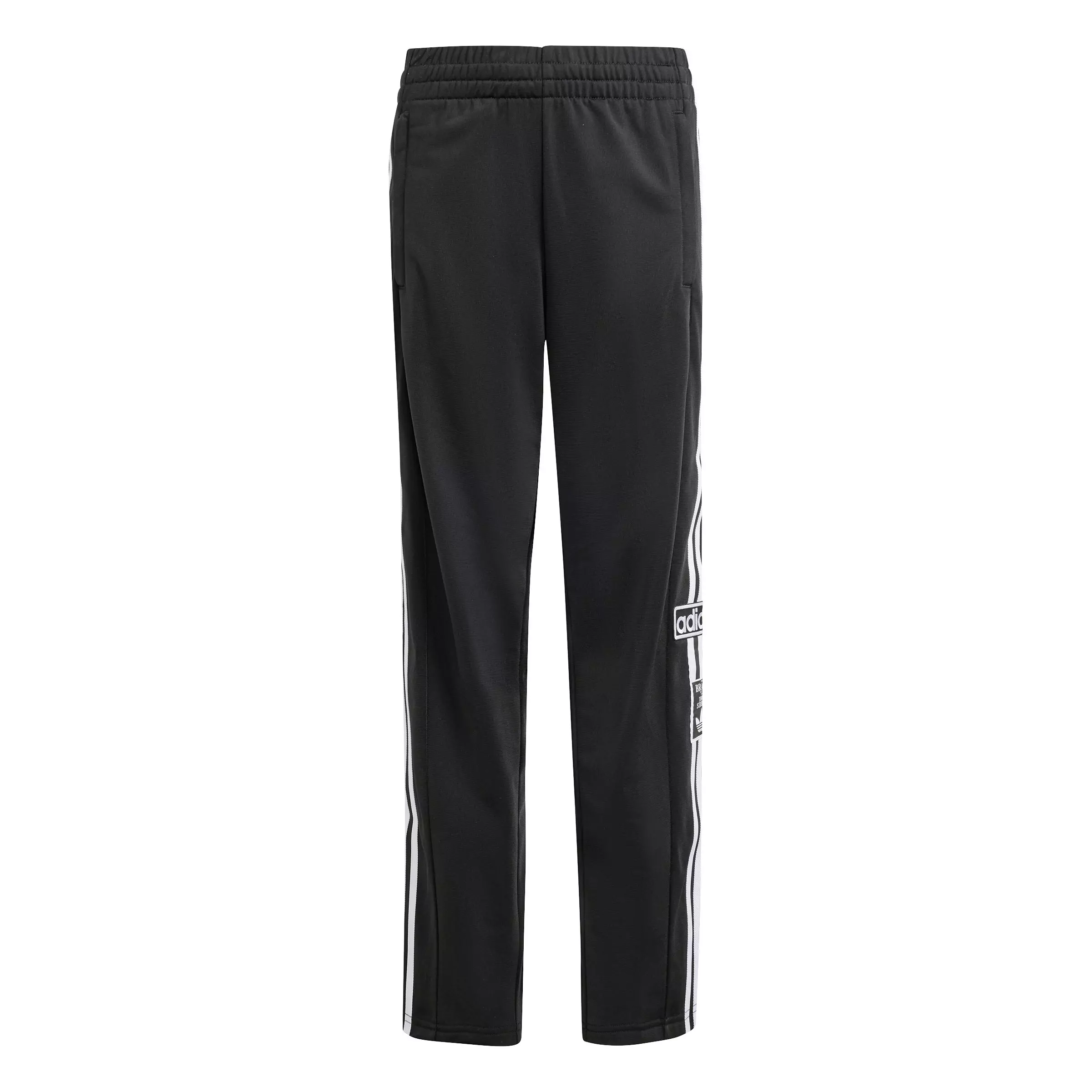 adidas Originals Big Kids' Adibreak 3-Stripes Tracksuit Bottoms - Black - BLACK