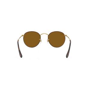 Ray-Ban Round Metal RB3447 Brown Sunglasses - Brown