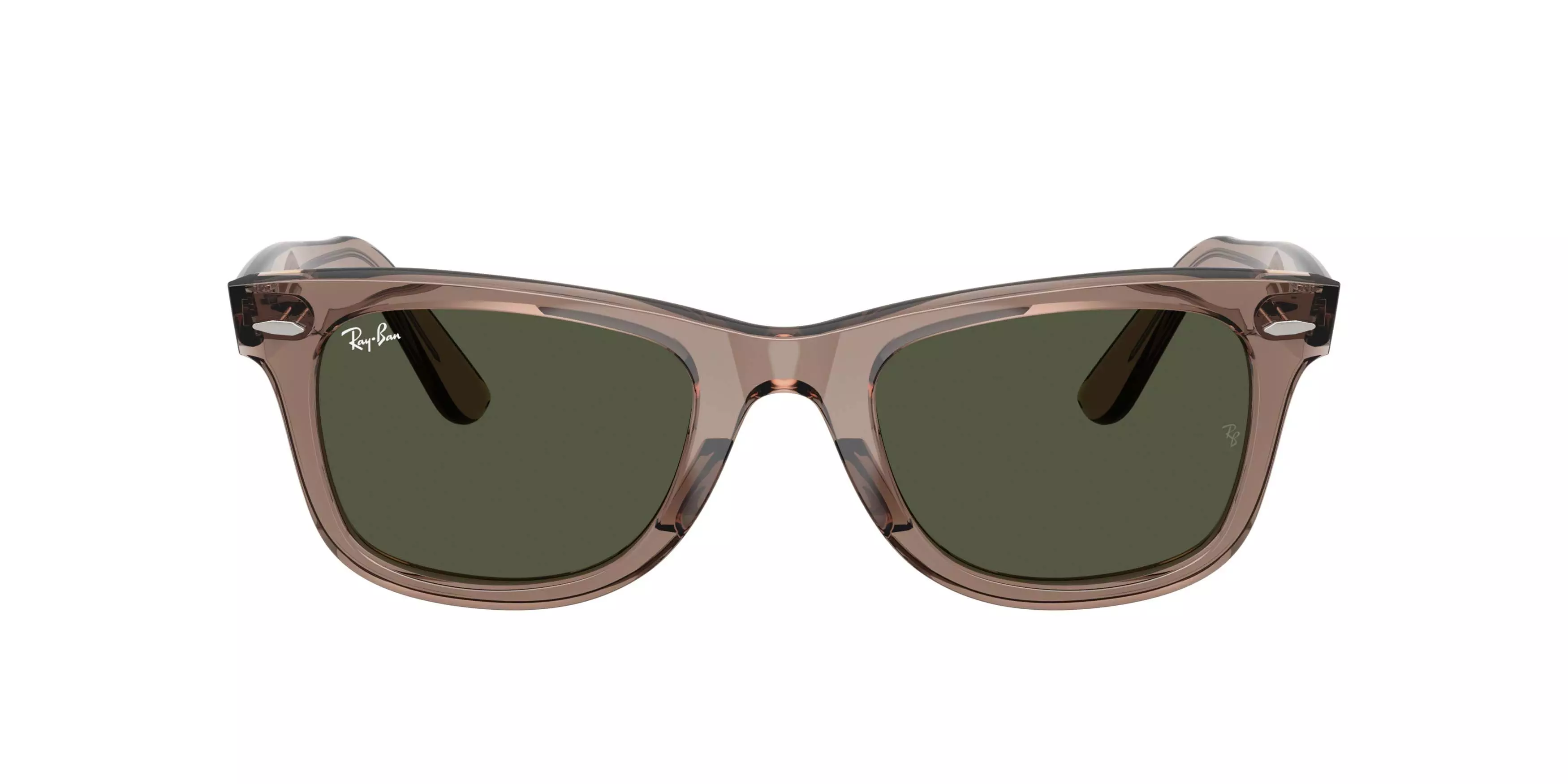 Ray-Ban Original Wayfarer Classic Crystal Green Sunglasses - Transparent Light Green - TAN/GREEN