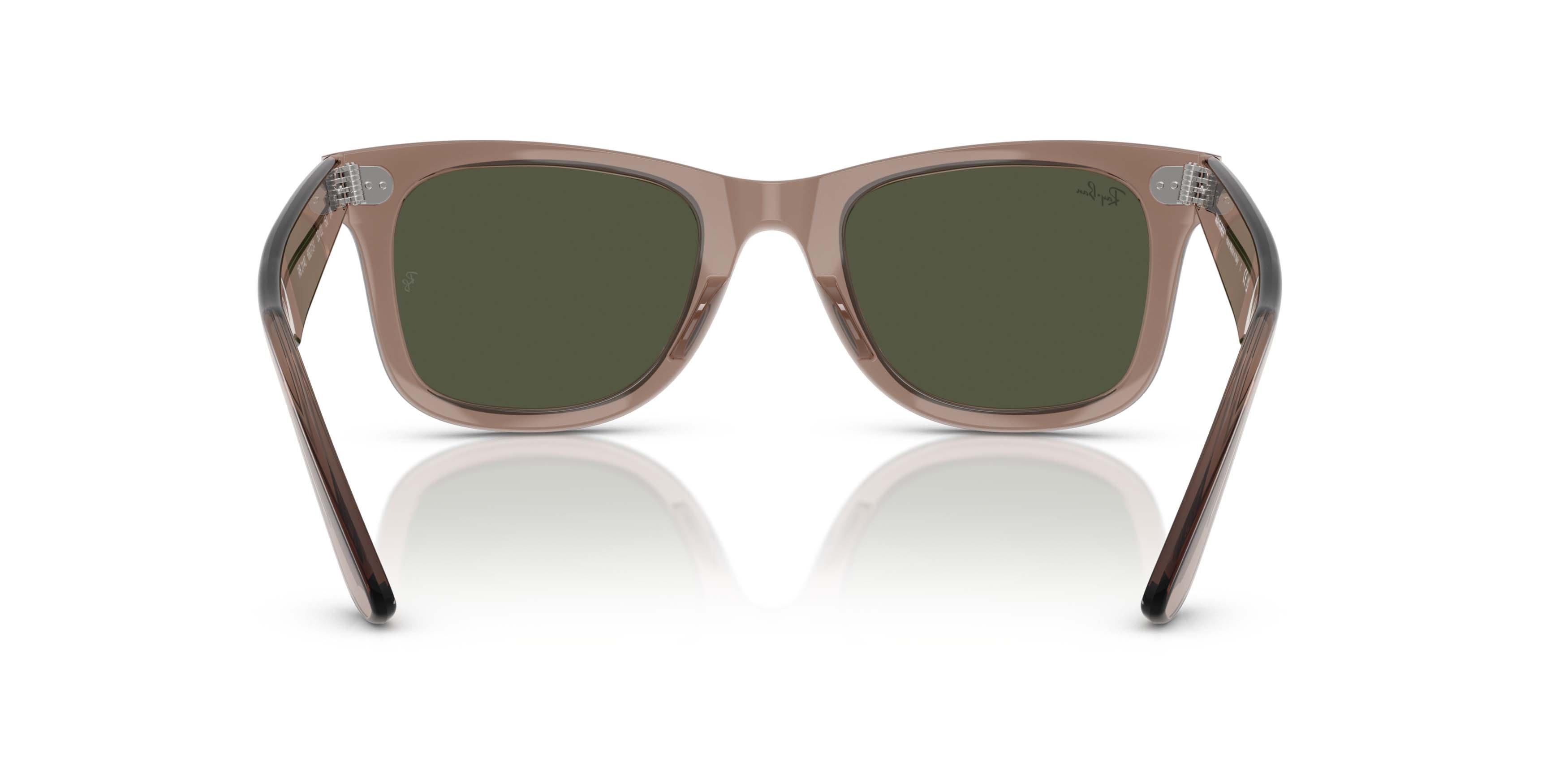 Ray-Ban Original Wayfarer Classic Crystal Green Sunglasses - Transparent Light Green - TAN/GREEN