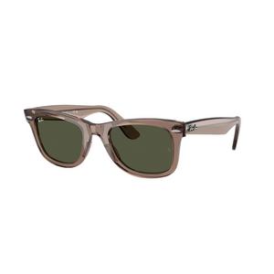 Ray-Ban Original Wayfarer Classic Crystal Green Sunglasses - Transparent Light Green - TAN/GREEN