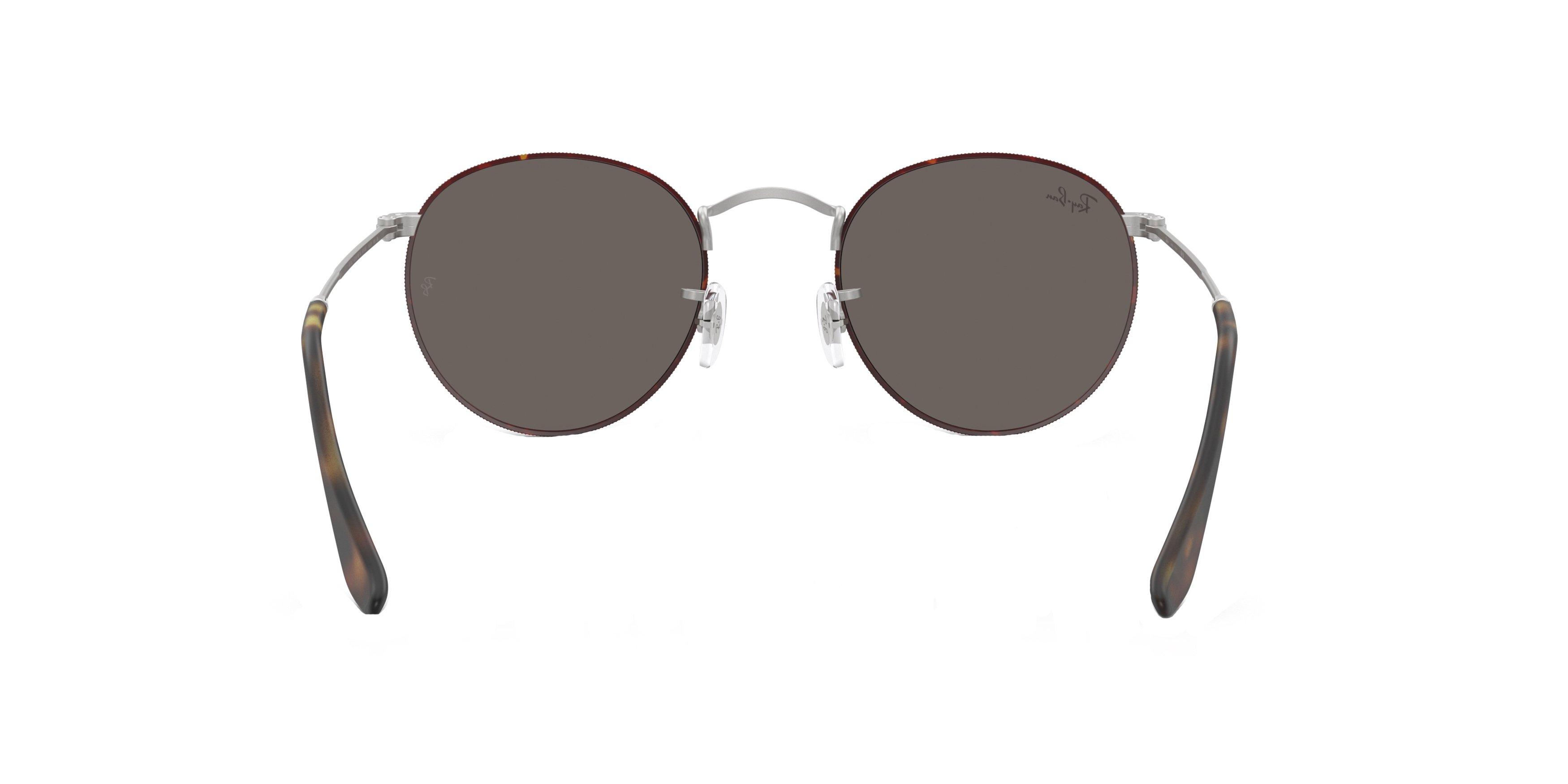 Ray-Ban Round Metal RB3447 Grey Sunglasses - Brown - BROWN/GREY Thumbnail View 2