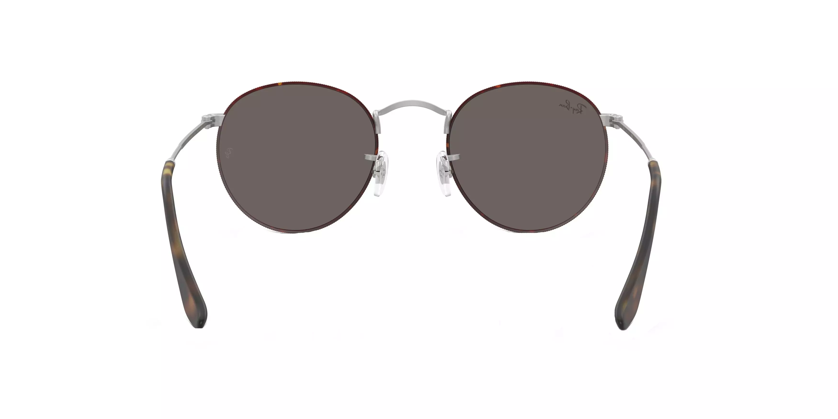 Ray-Ban Round Metal RB3447 Grey Sunglasses - Brown - BROWN/GREY