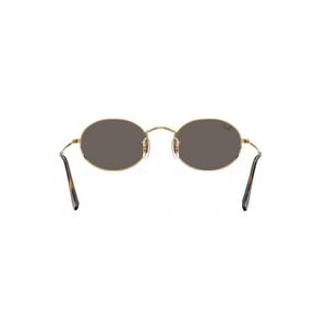 Ray-Ban Oval Flat Lenses Grey Sunglasses - Arista