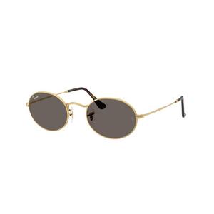 Ray-Ban Oval Flat Lenses Grey Sunglasses - Arista