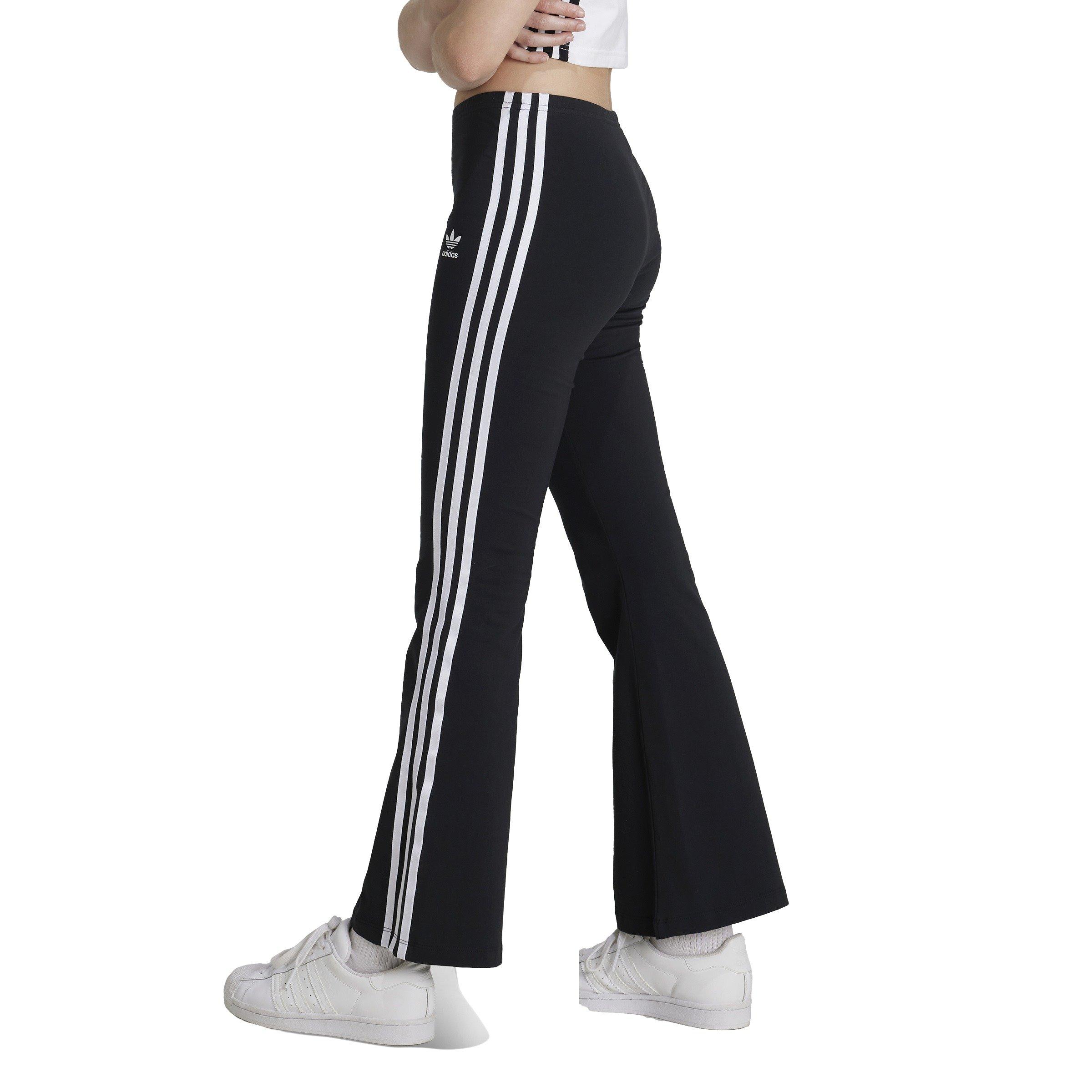 adidas Originals adicolor 3-Stripes Big Girls' Black Leggings
