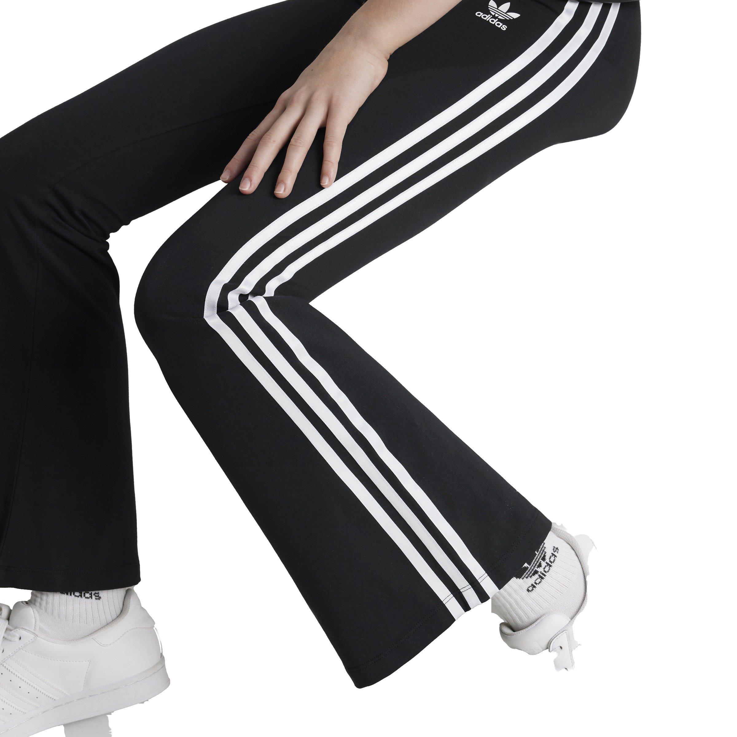adidas Originals adicolor 3-Stripes Big Girls' Black Leggings