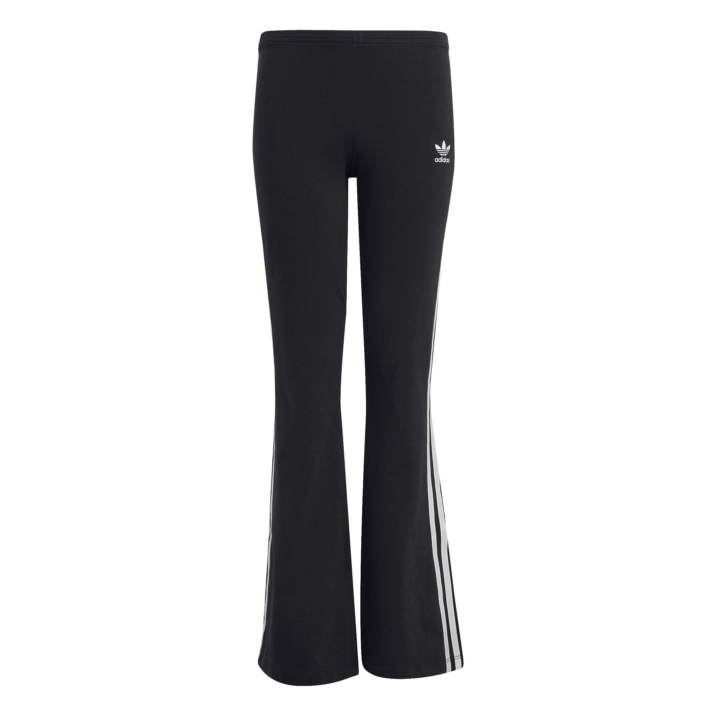 adidas Originals adicolor 3-Stripes Big Girls' Black Leggings