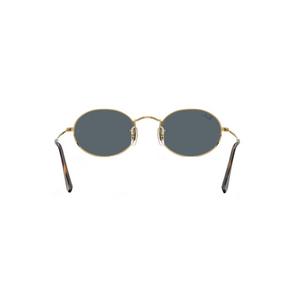 Ray-Ban Oval Flat Lenses Blue Sunglasses - Arista