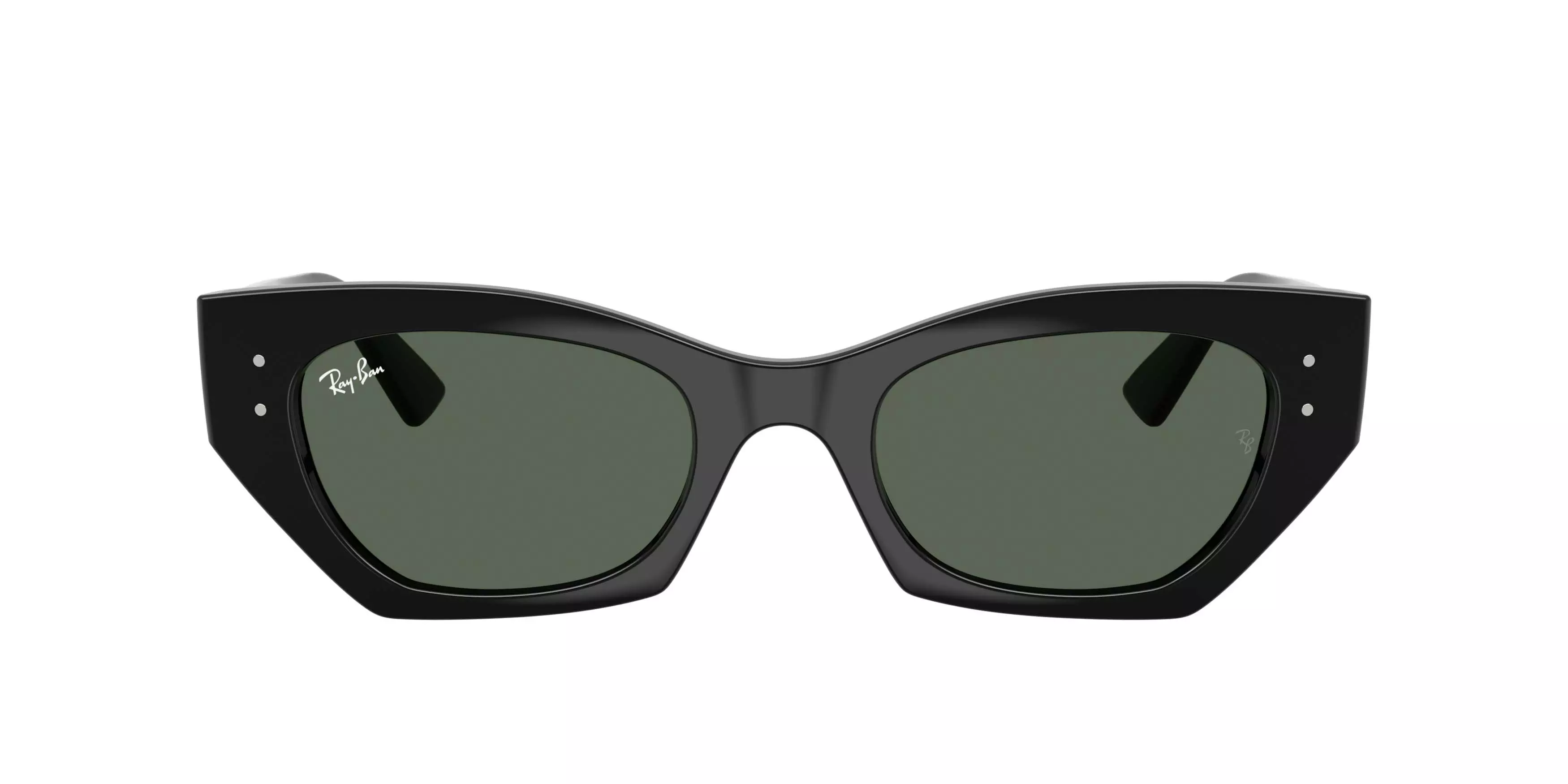 Ray-Ban Zena Bio-Based Dark Green Sunglasses - Black - BLACK/GREEN