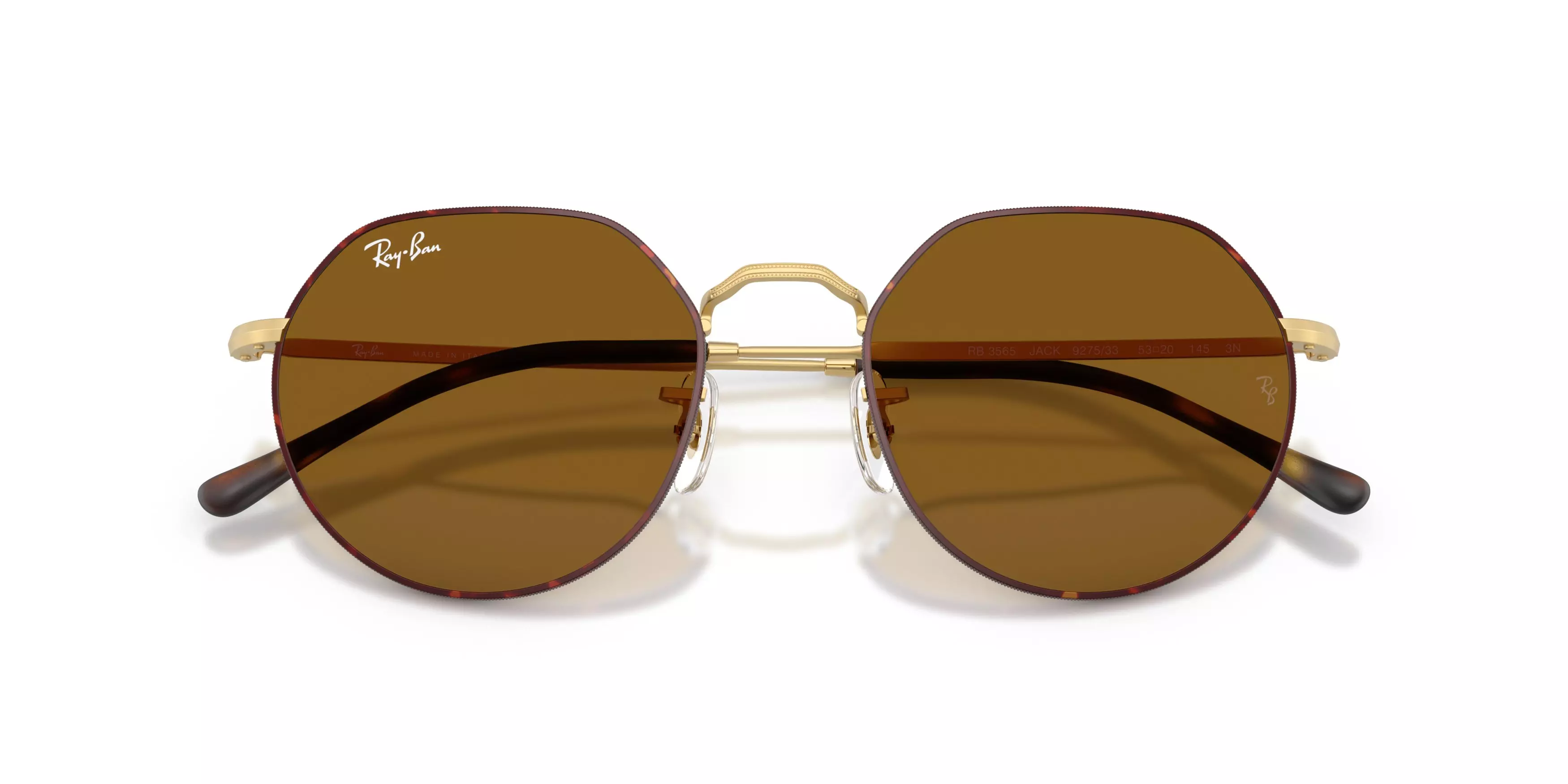 Ray-Ban Jack Brown Sunglasses - Brown - BROWN