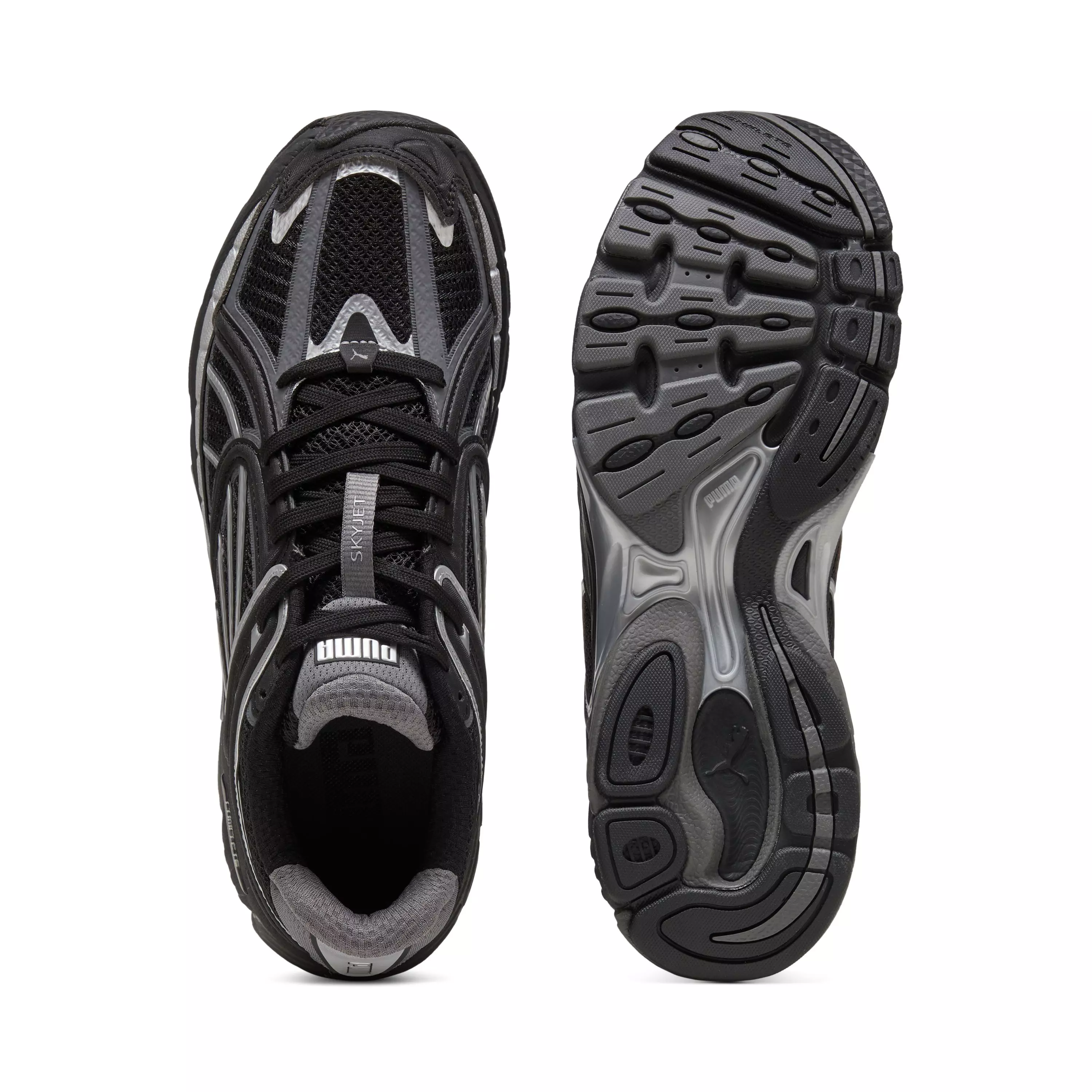 PUMA Skyjet "Black/Grey/Silver" Women's Shoe - BLACK/GREY/SILVER