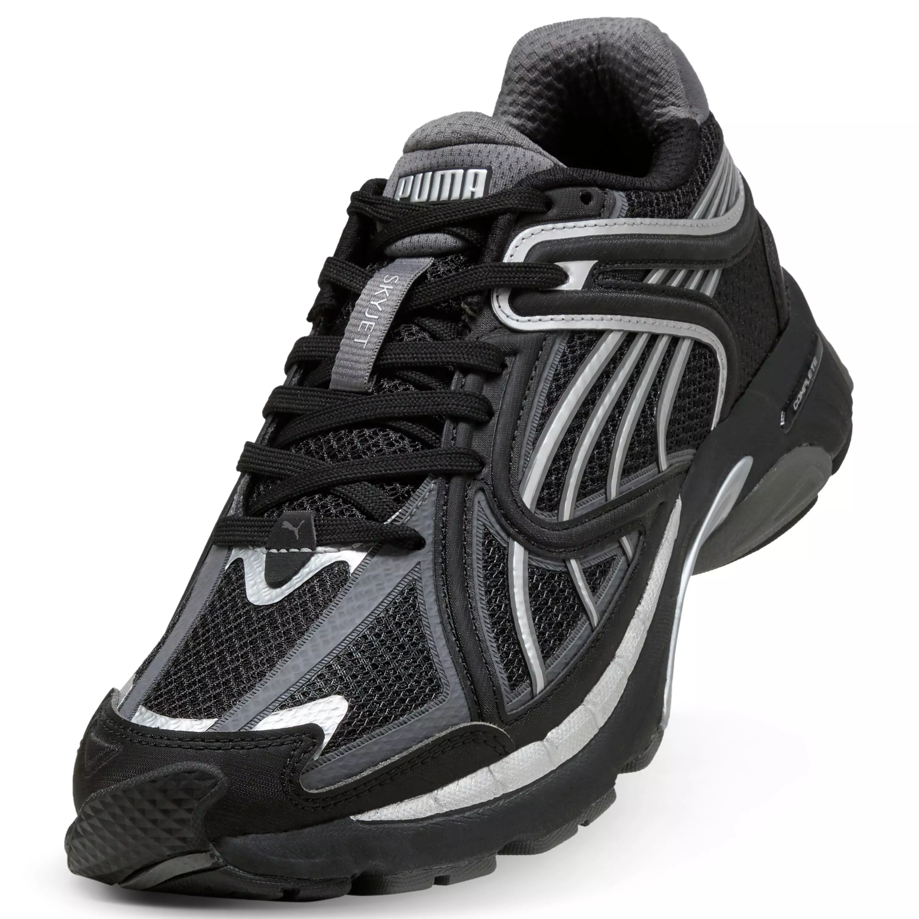 PUMA Skyjet "Black/Grey/Silver" Women's Shoe - BLACK/GREY/SILVER