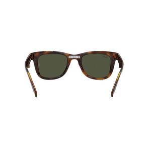 Ray-Ban Wayfarer Folding Classic Green Sunglasses - Havana