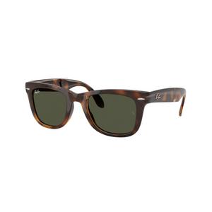Ray-Ban Wayfarer Folding Classic Green Sunglasses - Havana
