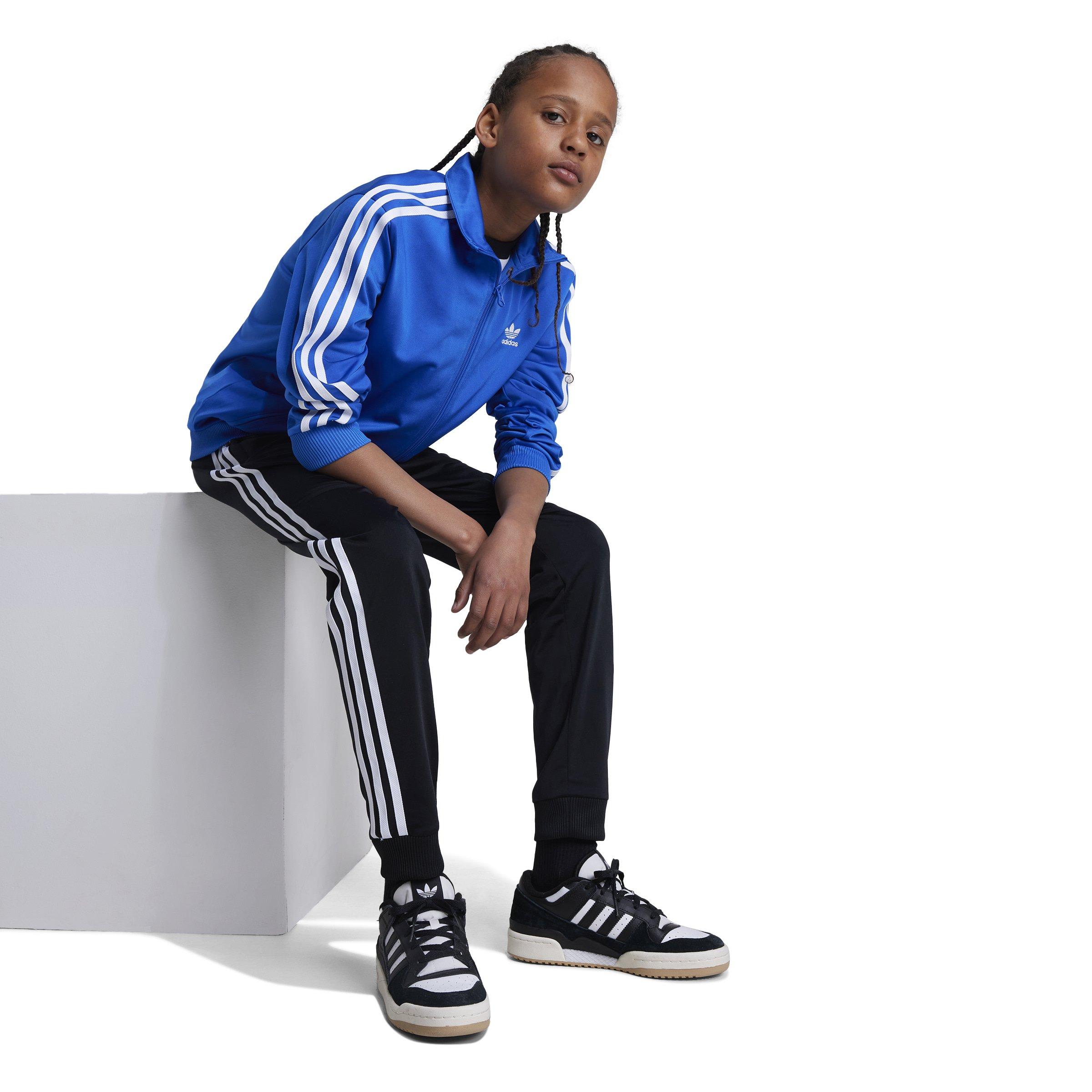 adidas Originals Adicolor Big Kids' Blue Firebird Top