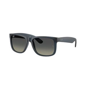 Ray-Ban Justin Classic Grey Gradient Sunglasses - Rubber Blue