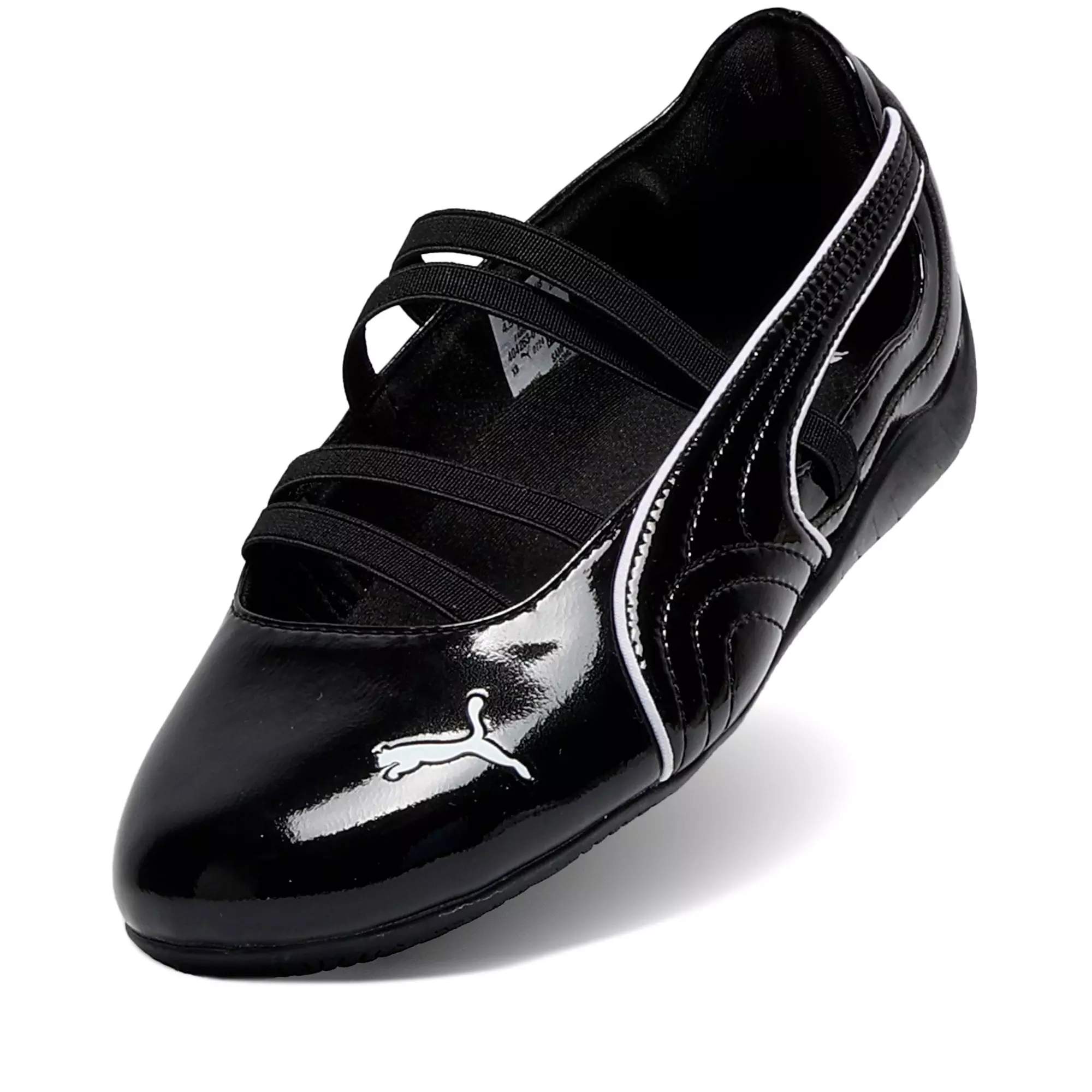 PUMA Speedcat Ballet Glossy "Black" Grade School Girls' Shoe - BLACK