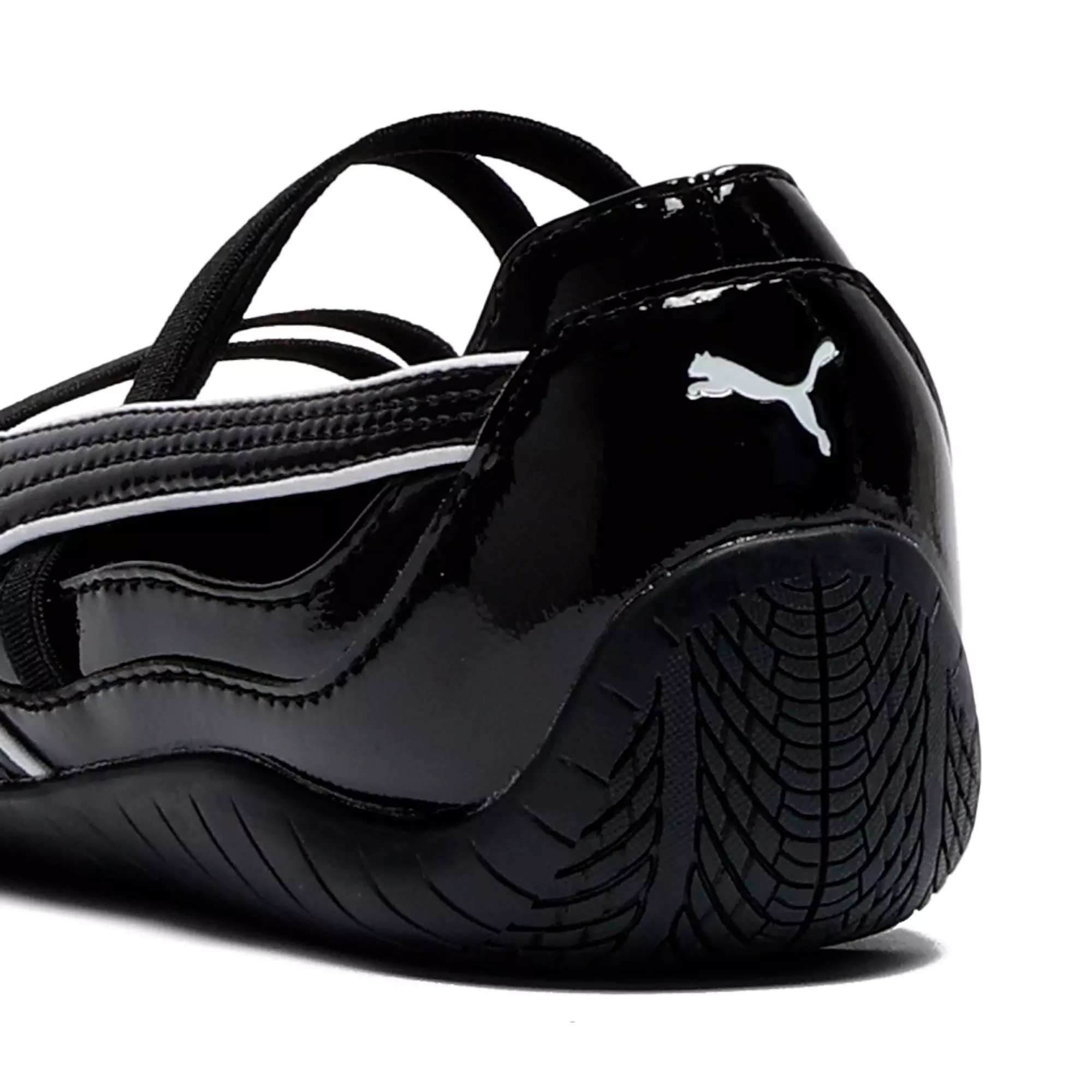 PUMA Speedcat Ballet Glossy "Black" Grade School Girls' Shoe - BLACK
