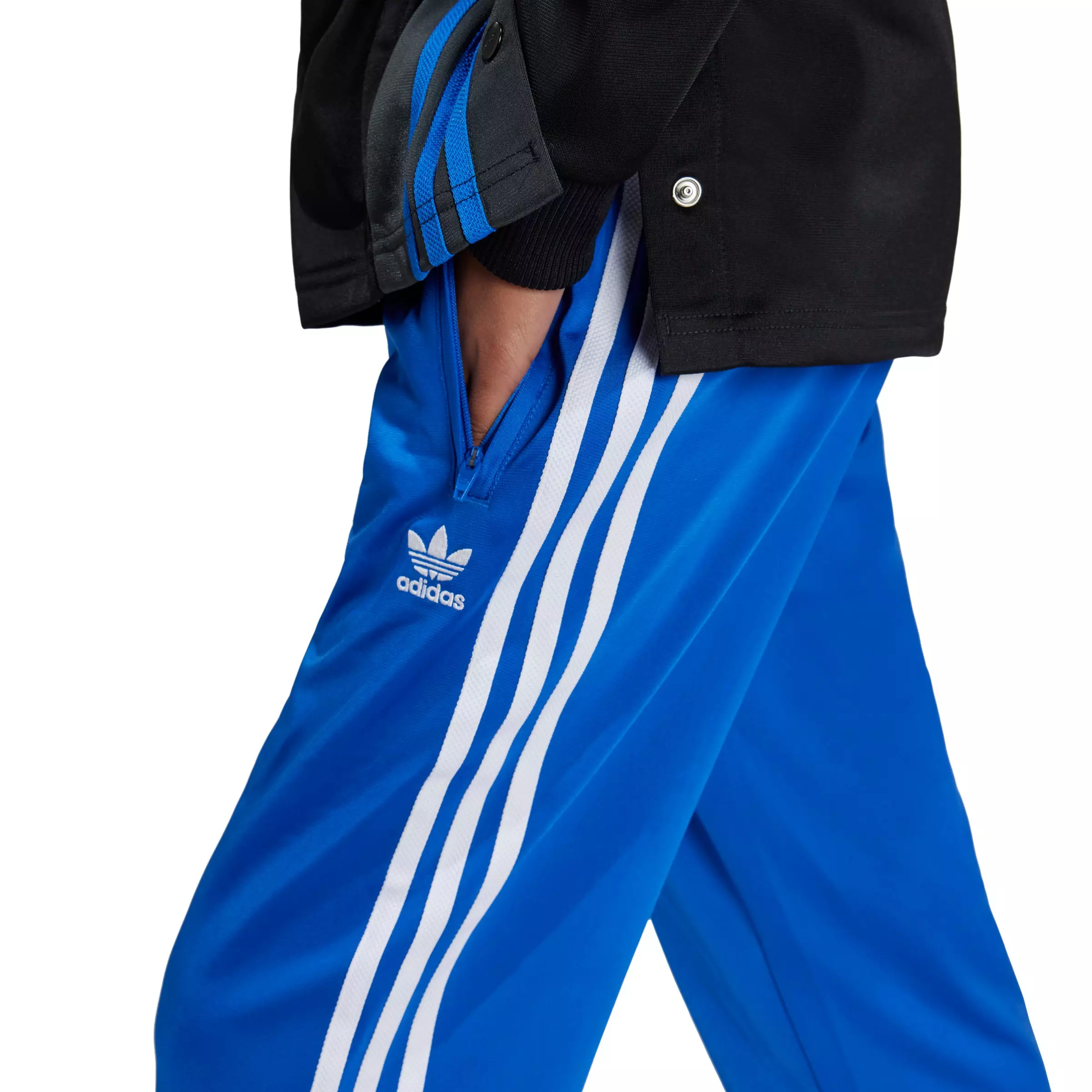 adidas Originals Big Kids' Adicolor Firebird Tracksuit Bottoms - Blue - BLUE