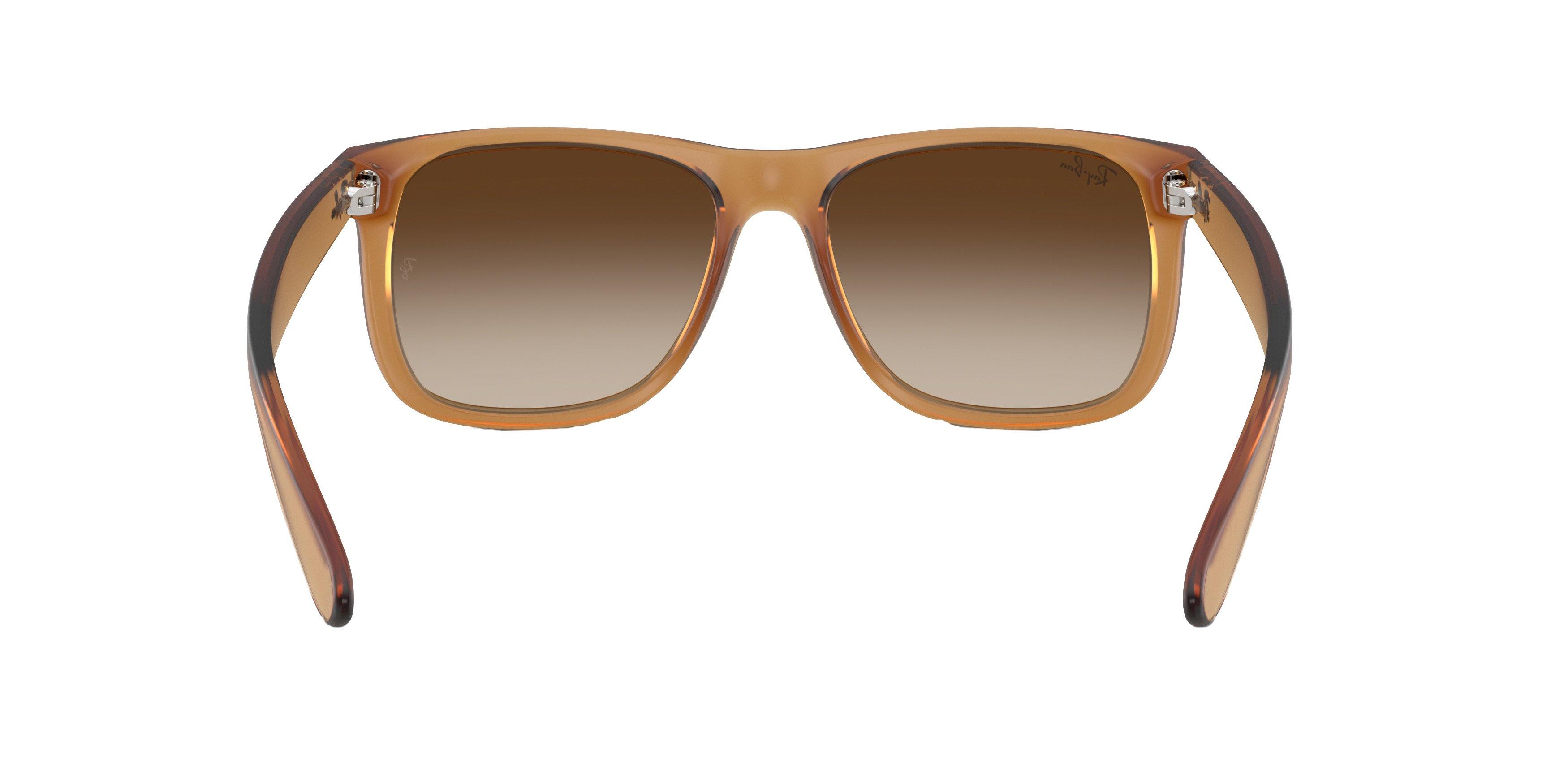 Ray-Ban Justin Classic Brown Gradient Sunglasses - Rubber Beige - BEIGE/BROWN Thumbnail View 2