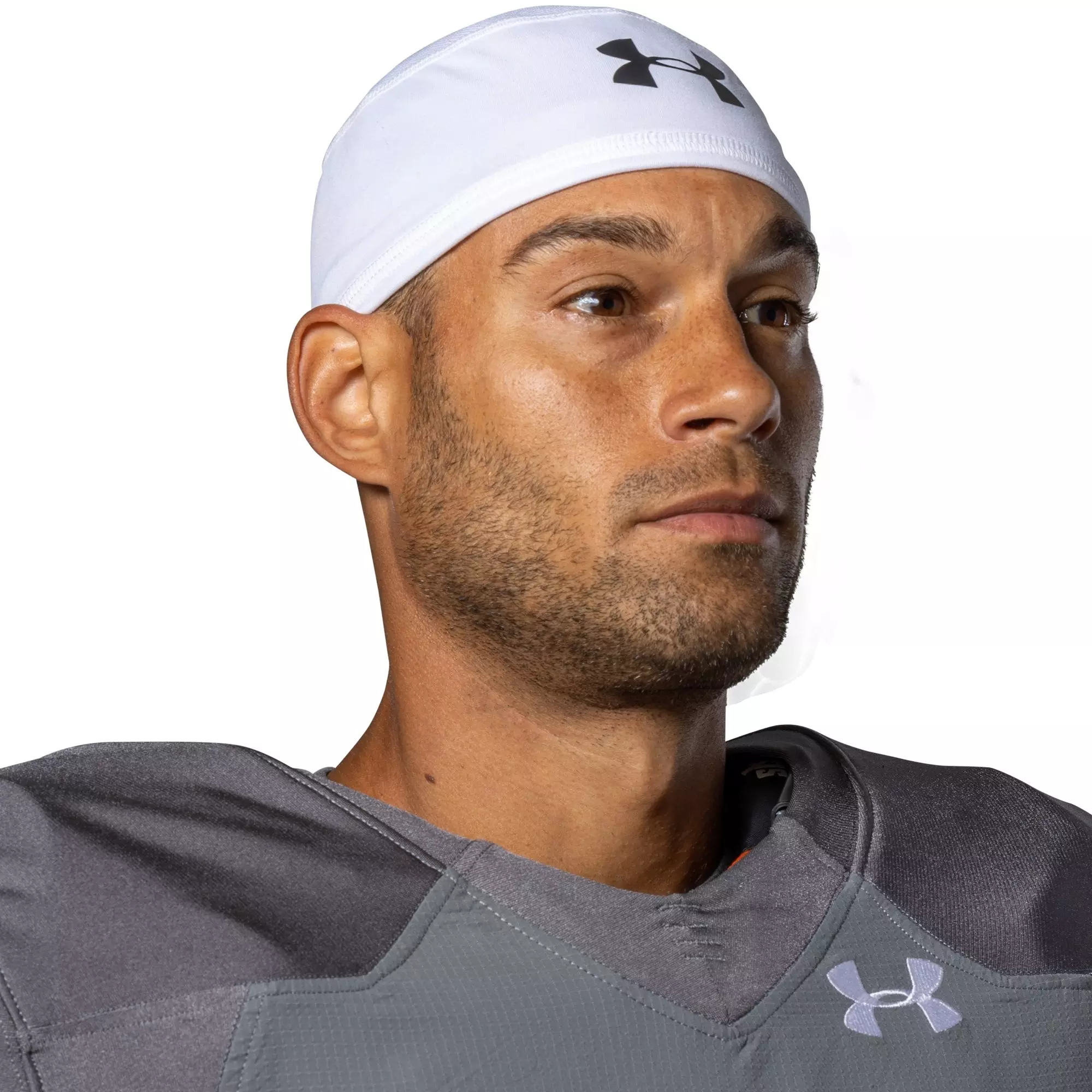 Under Armour Skull Football Cap - White - WHITE