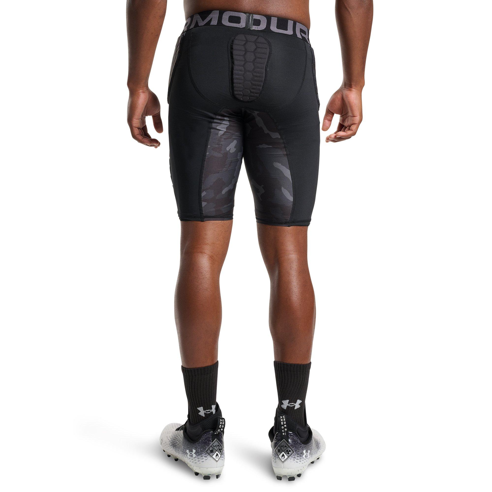 Under Armour Men's Gameday Pro 5-Pad Football Girdle - Camo Black/Grey - CAMO BLACK/GREY