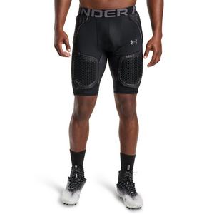 Under Armour Men's Gameday Pro 5-Pad Football Girdle - Camo Black/Grey - CAMO BLACK/GREY