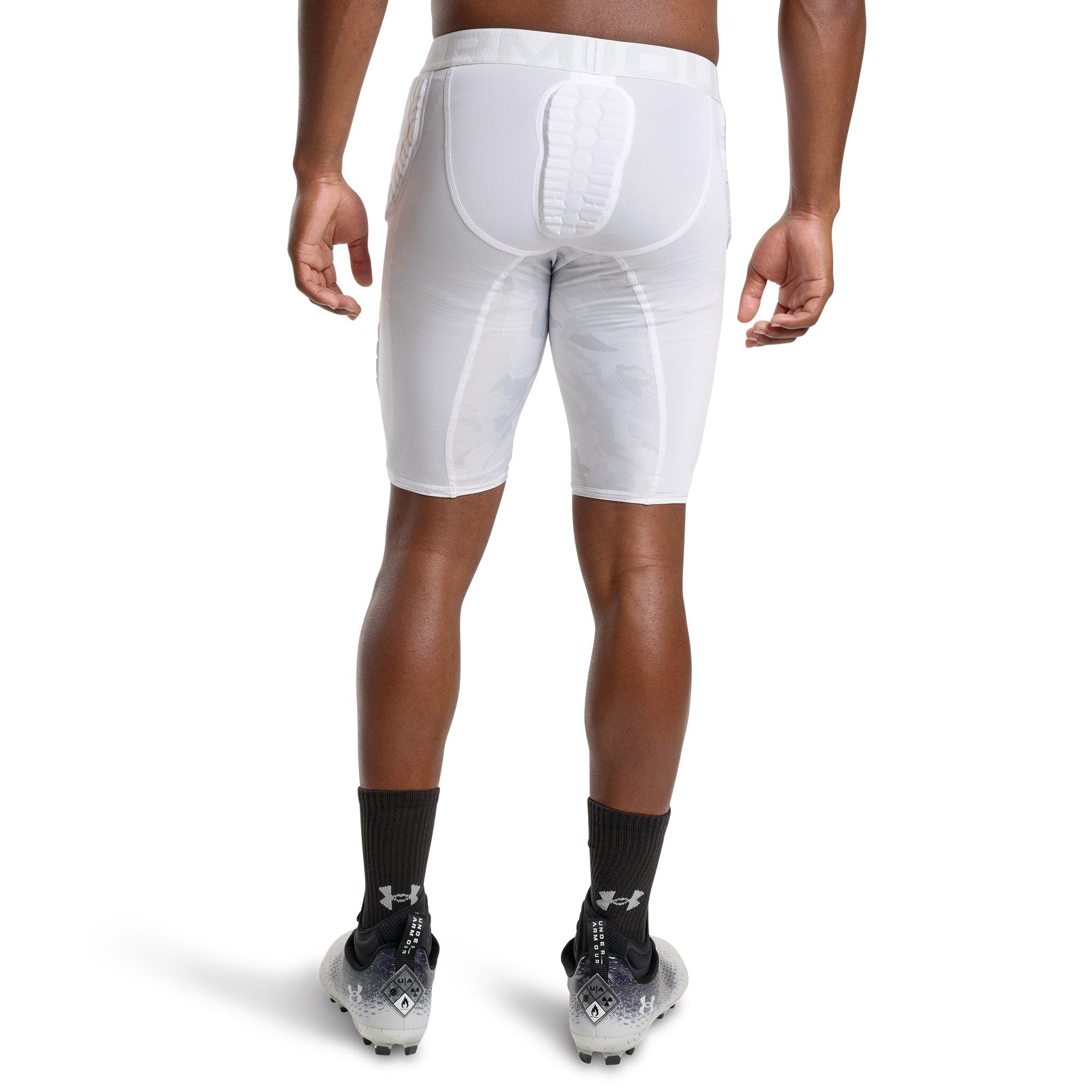 Under Armour Men's Gameday Pro 5-Pad Football Girdle - Camo White/Grey - CAMO WHITE/GREY