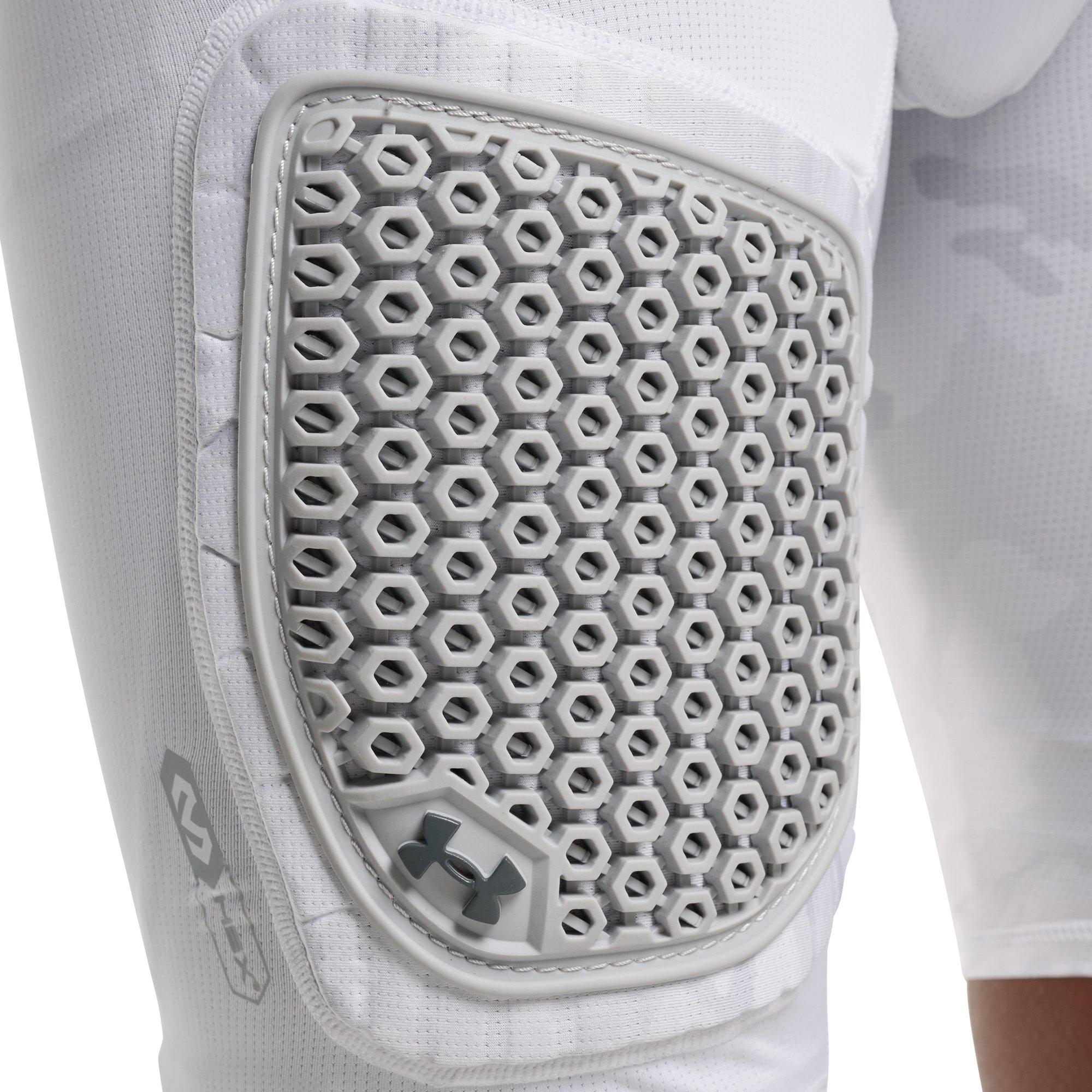 Under Armour Men's Gameday Pro 5-Pad Football Girdle - Camo White/Grey - CAMO WHITE/GREY