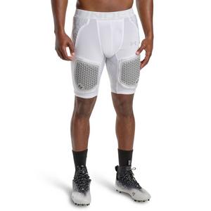 Under Armour Men's Gameday Pro 5-Pad Football Girdle - Camo White/Grey - CAMO WHITE/GREY