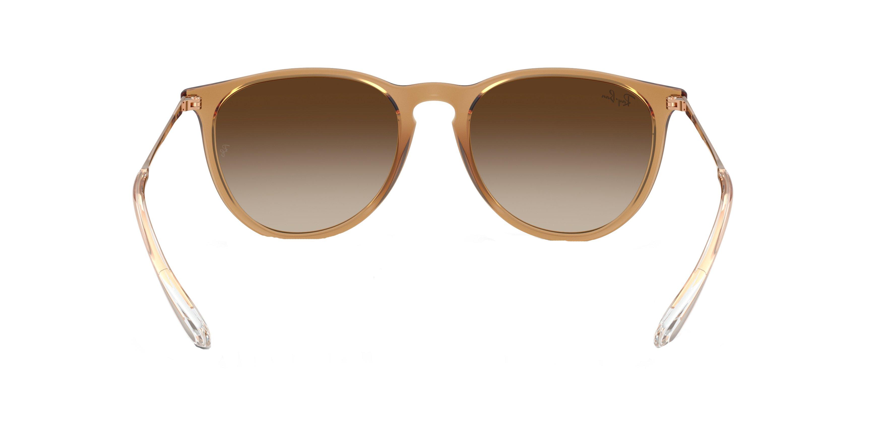Ray-Ban Erika Brown Gradient Sunglasses - Rubber Beige - BROWN Thumbnail View 2