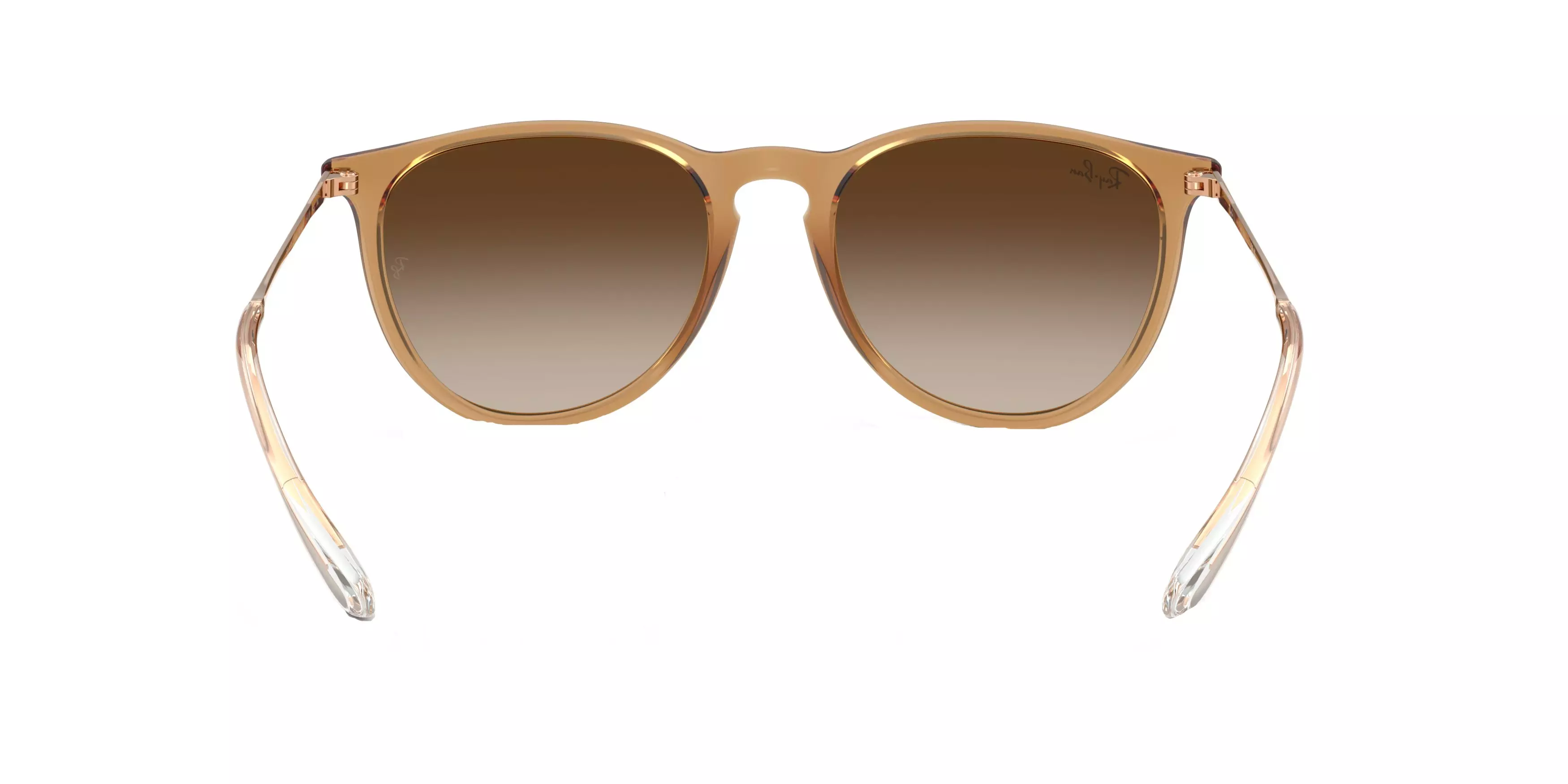 Ray-Ban Erika Brown Gradient Sunglasses - Rubber Beige - BROWN
