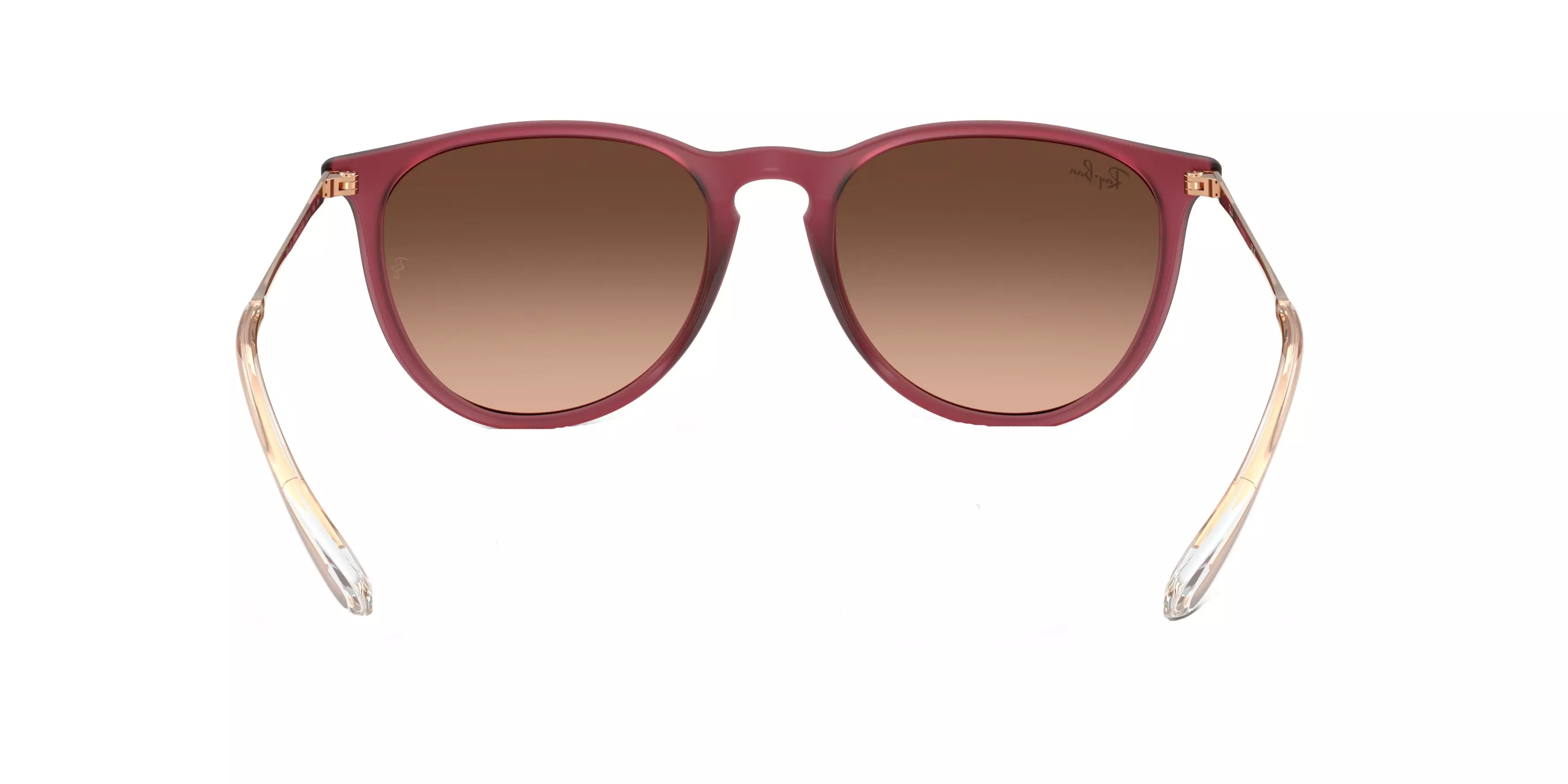 Ray-Ban Erika Brown Pink Gradient Sunglasses - Rubber Violet - PURPLE/PINK