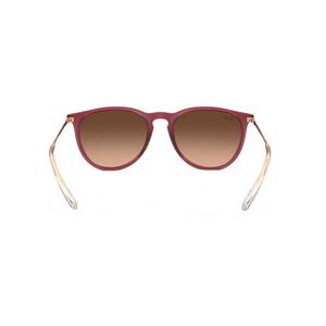 Ray-Ban Erika Brown Pink Gradient Sunglasses - Rubber Violet