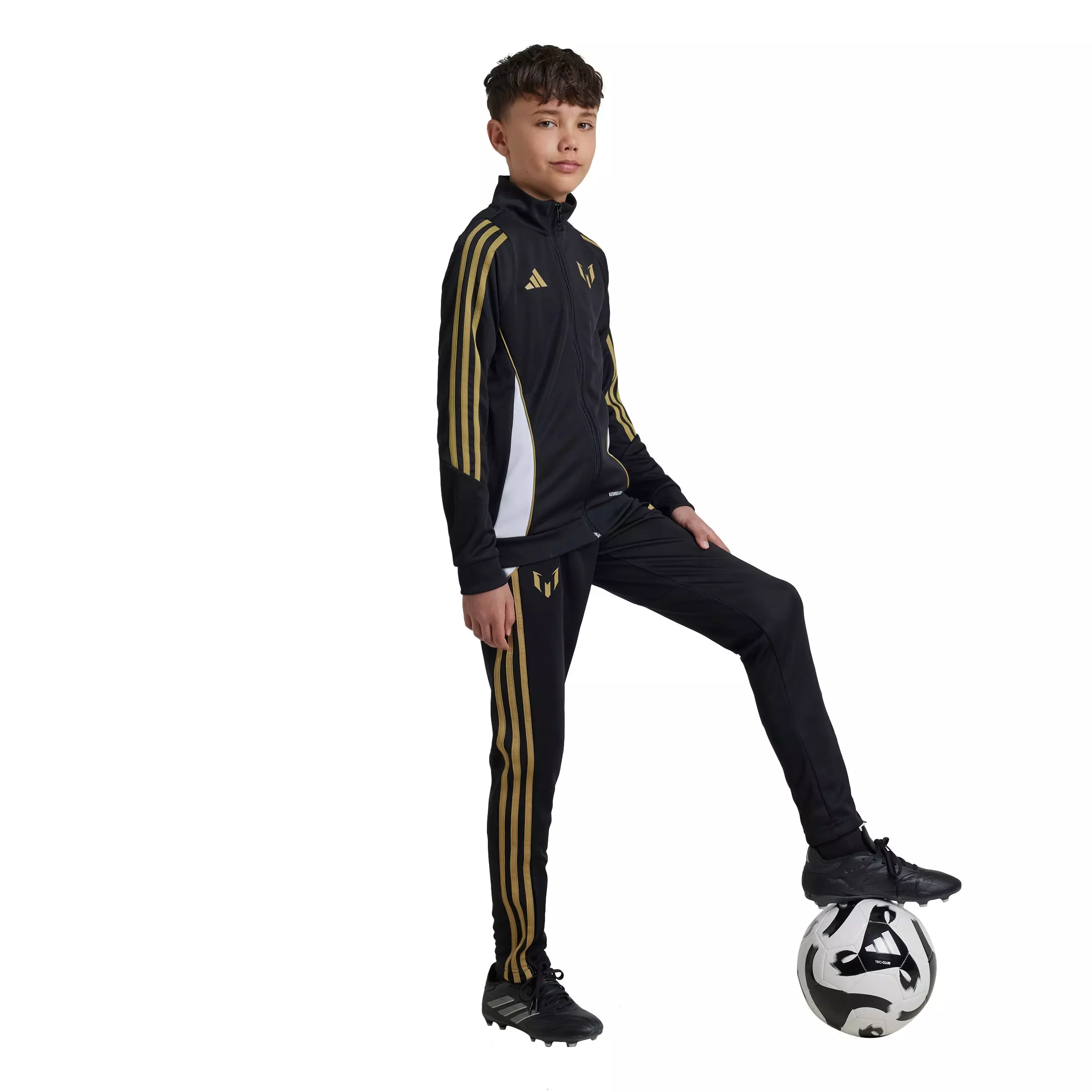adidas Big Kids' Messi Training Tracksuit Bottoms - Black - BLACK
