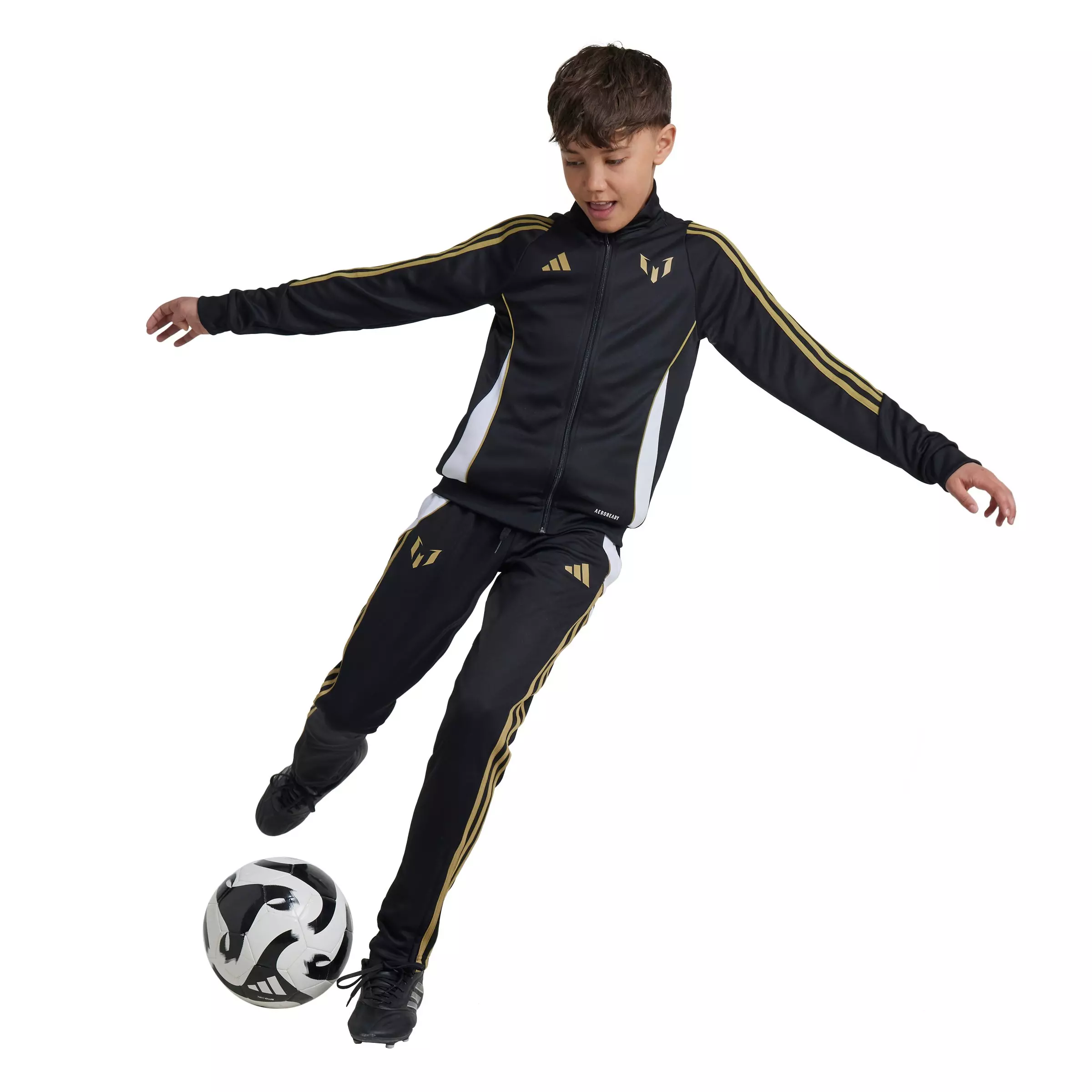 adidas Big Kids' Messi Training Tracksuit Bottoms - Black - BLACK
