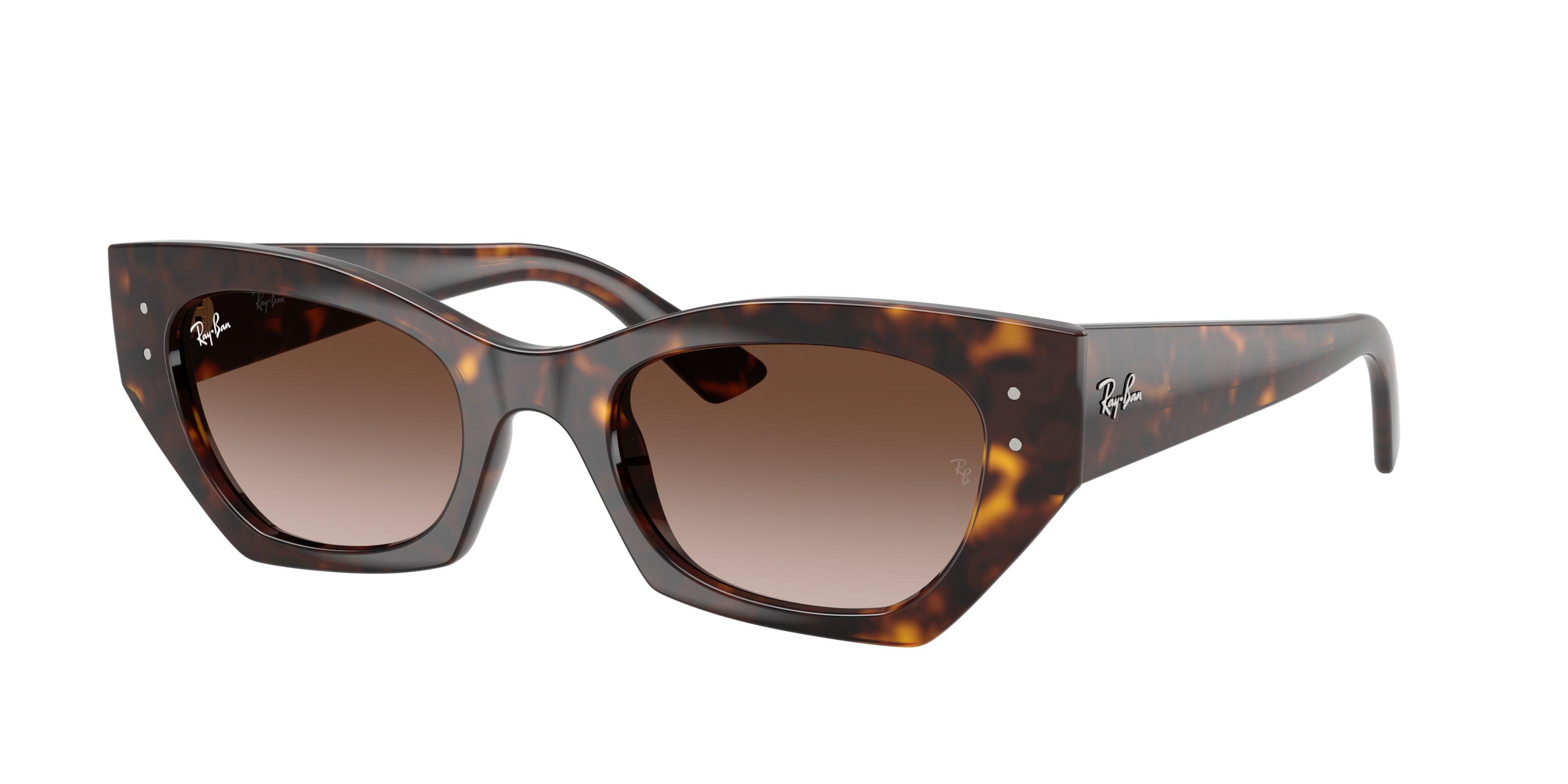Ray-Ban Zena Brown Gradient Sunglasses - Havana - BROWN Thumbnail View 1