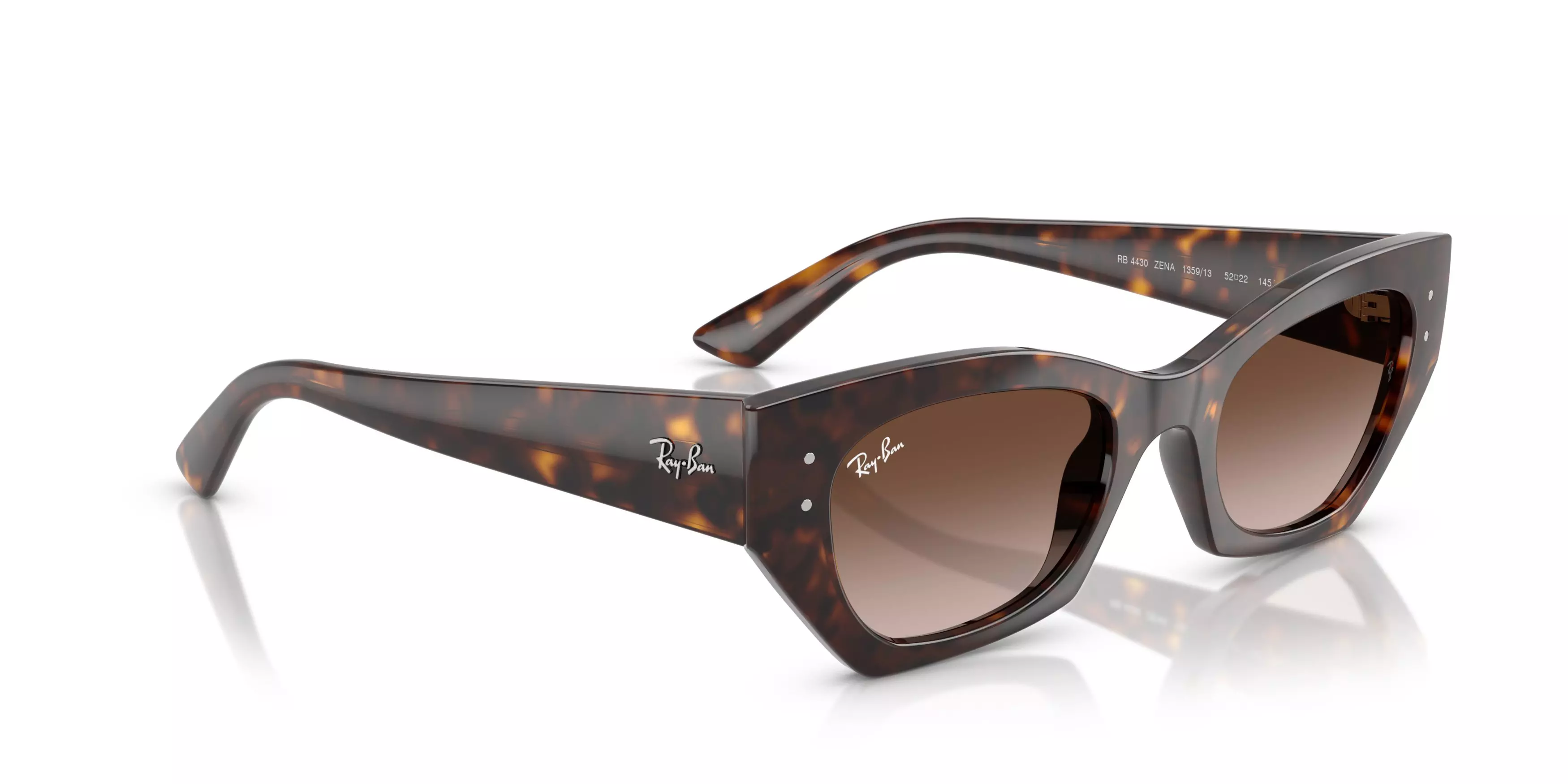 Ray-Ban Zena Brown Gradient Sunglasses - Havana - BROWN