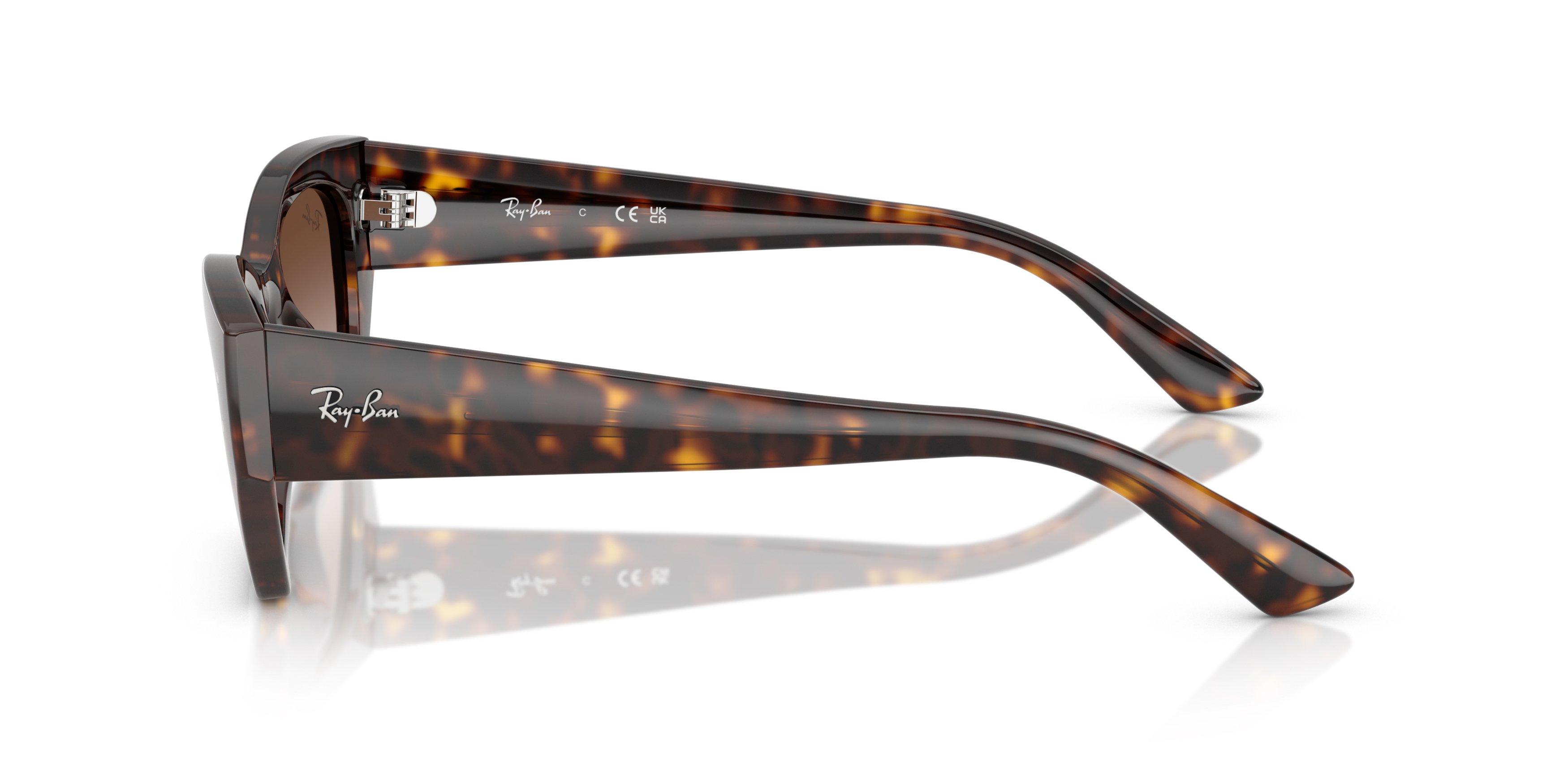 Ray-Ban Zena 4439  Cat Eye Havana Gradient Unisex Sunnies Amazon.com: Ray-Ban Womens RB4314N Nina Cat Eye Sunglasses  main image 3