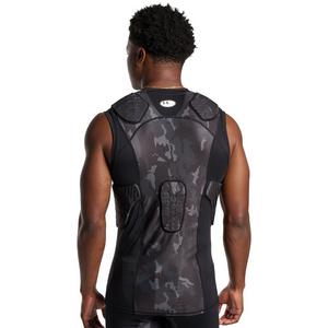 Under Armour Men's Gameday Pro 5-Pad Top - Camo Black/Grey - CAMO BLACK/GREY