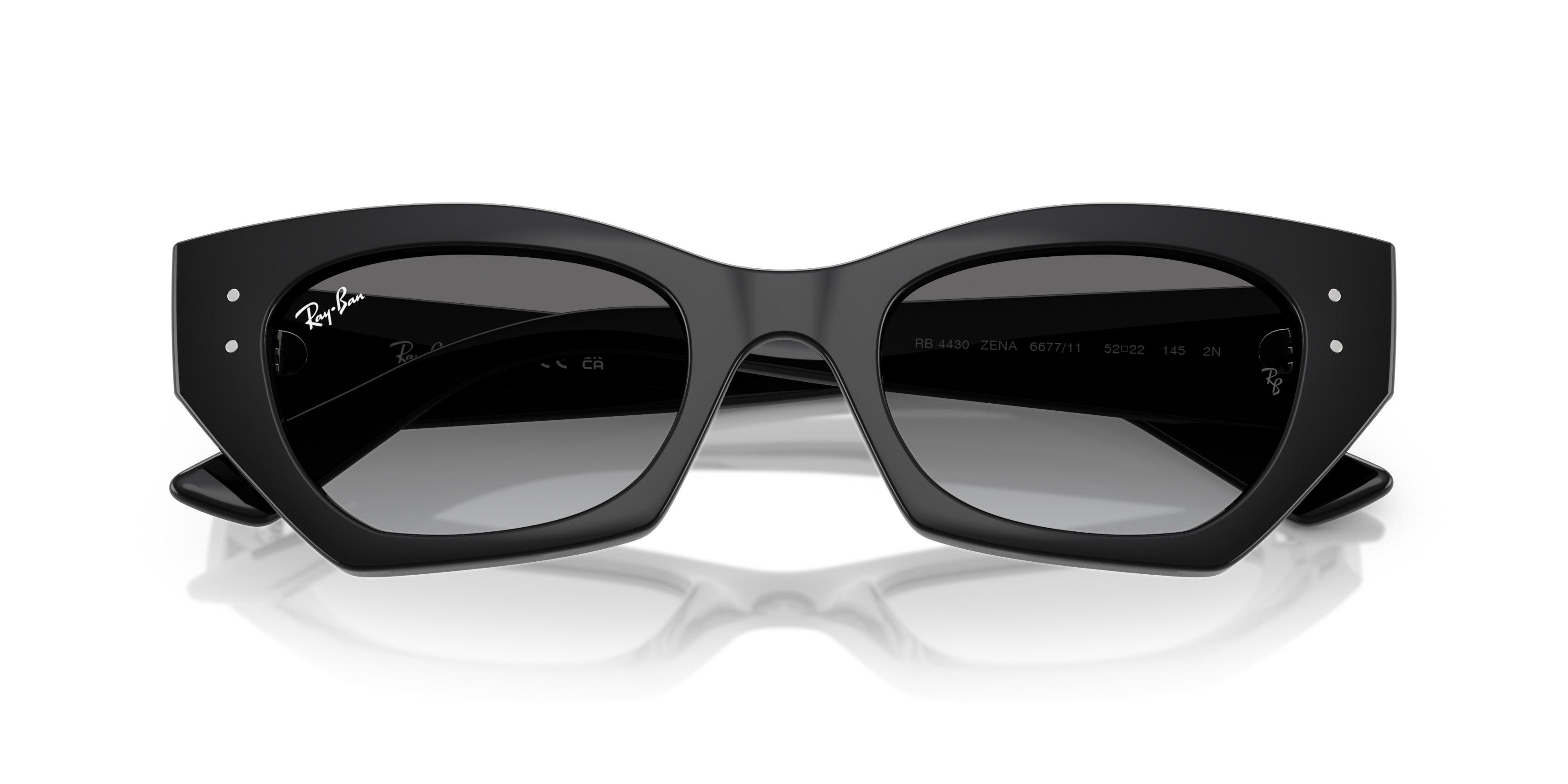 Ray-Ban Zena Grey Gradient Sunglasses - Black - BLACK/GREY Thumbnail View 5