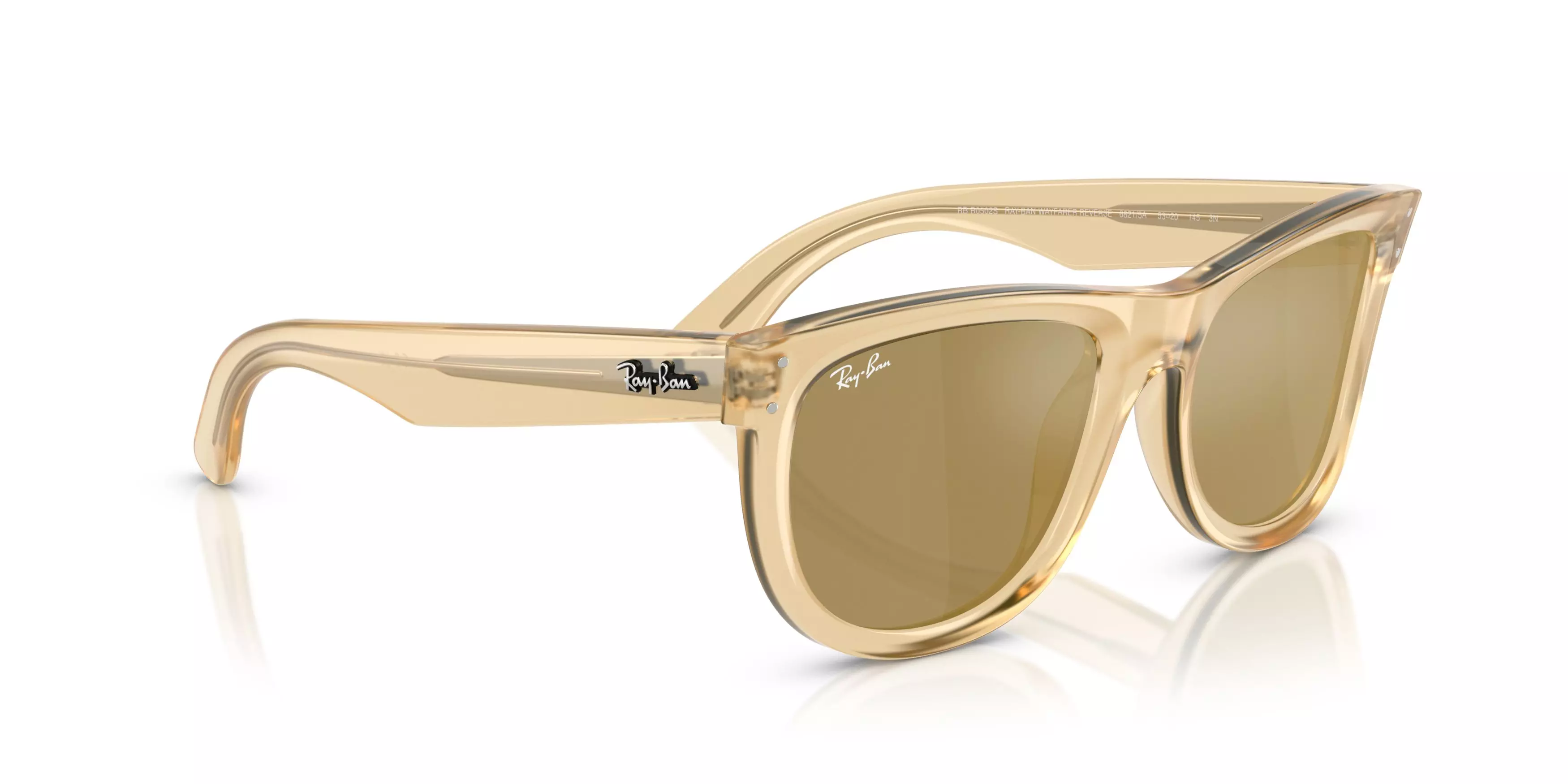 Ray-Ban Wayfarer Reverse Yellow Sunglasses - Opal - YELLOW