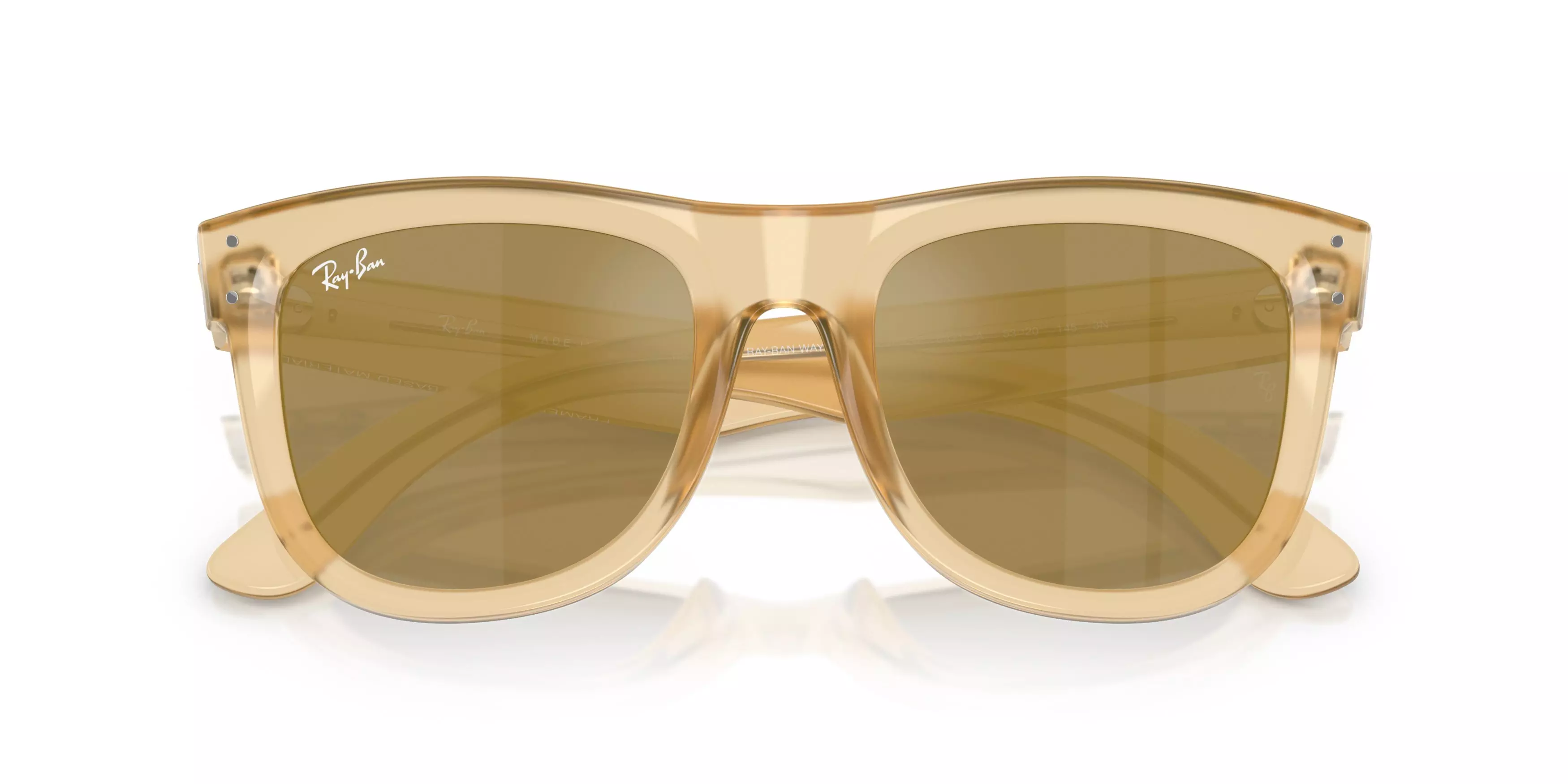 Ray-Ban Wayfarer Reverse Yellow Sunglasses - Opal - YELLOW