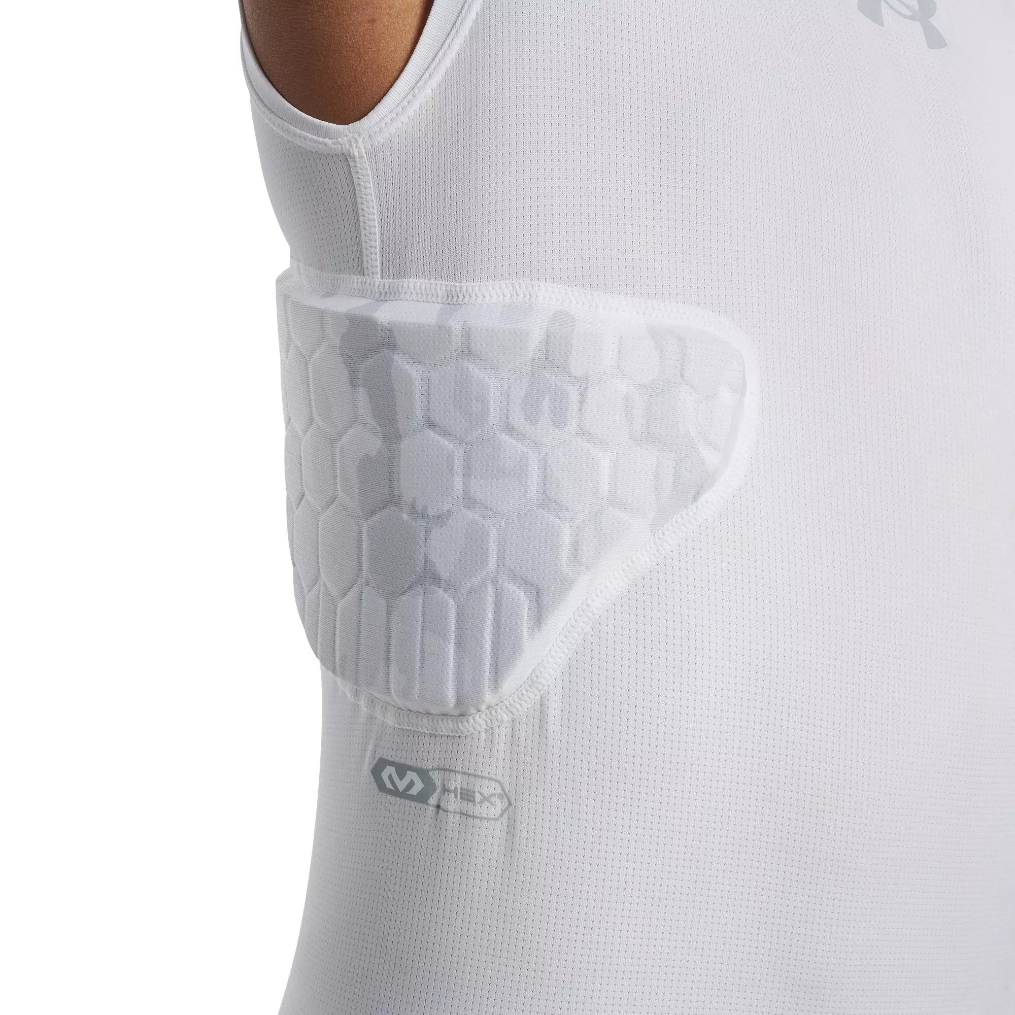 Under Armour Big Boys' Gameday Pro 5-Pad Top - Camo White/Grey - CAMO WHITE/GREY