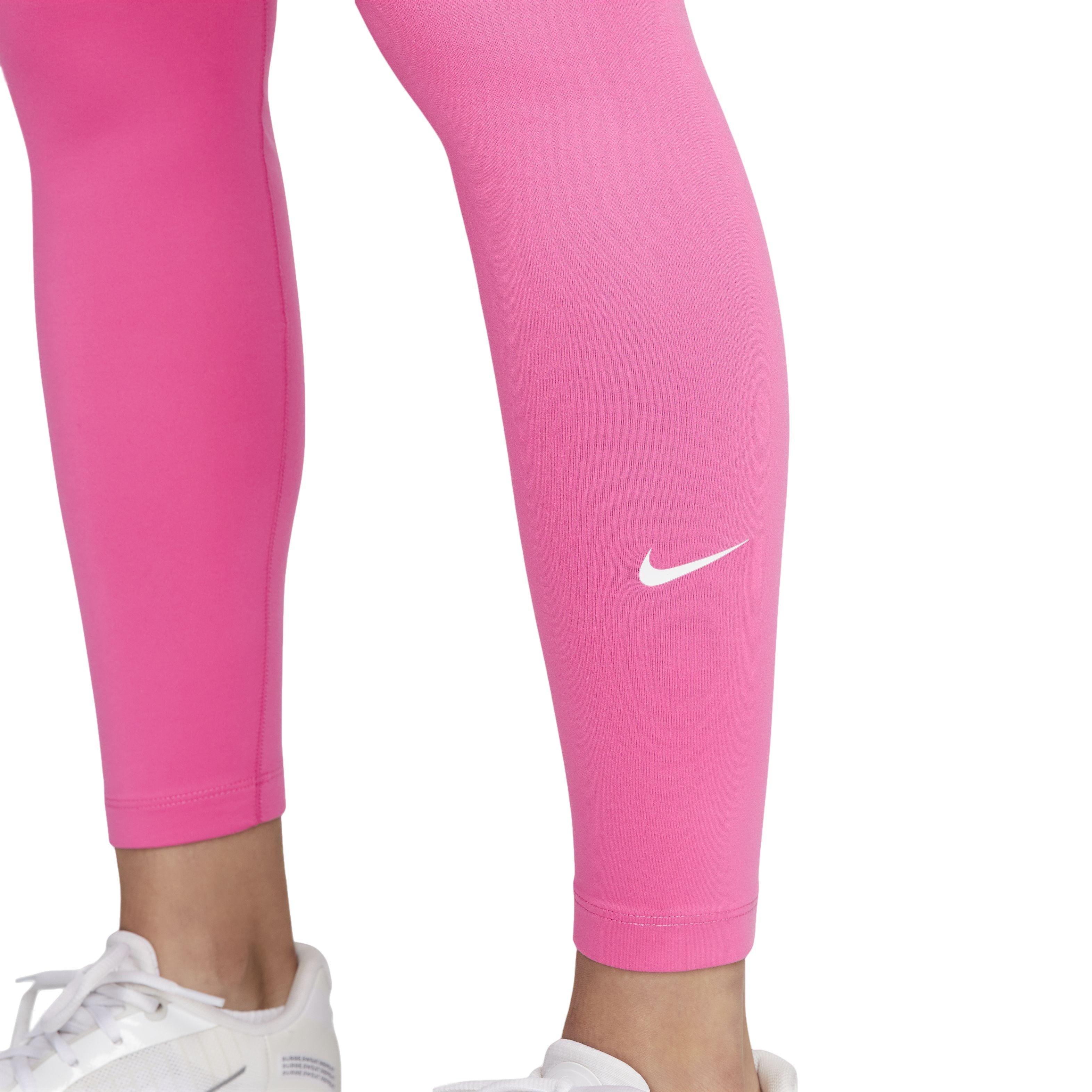 Nike Women's Therma-FIT One Mid-Rise Leggings-Pink - Hibbett