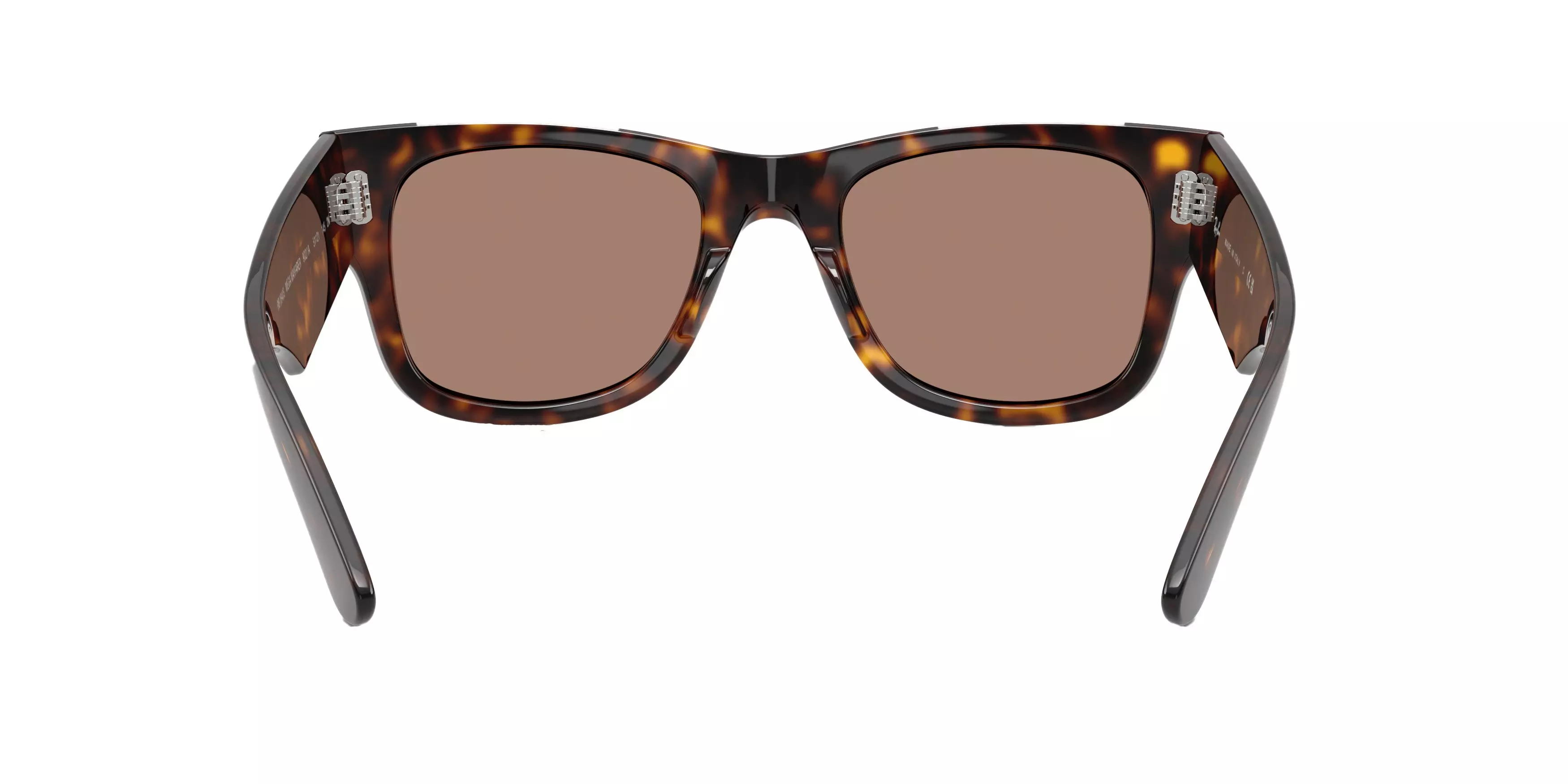 Ray-Ban Mega Wayfarer Light Violet Sunglasses - Havana - BROWN/PURPLE