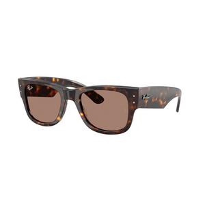 Ray-Ban Mega Wayfarer Light Violet Sunglasses - Havana