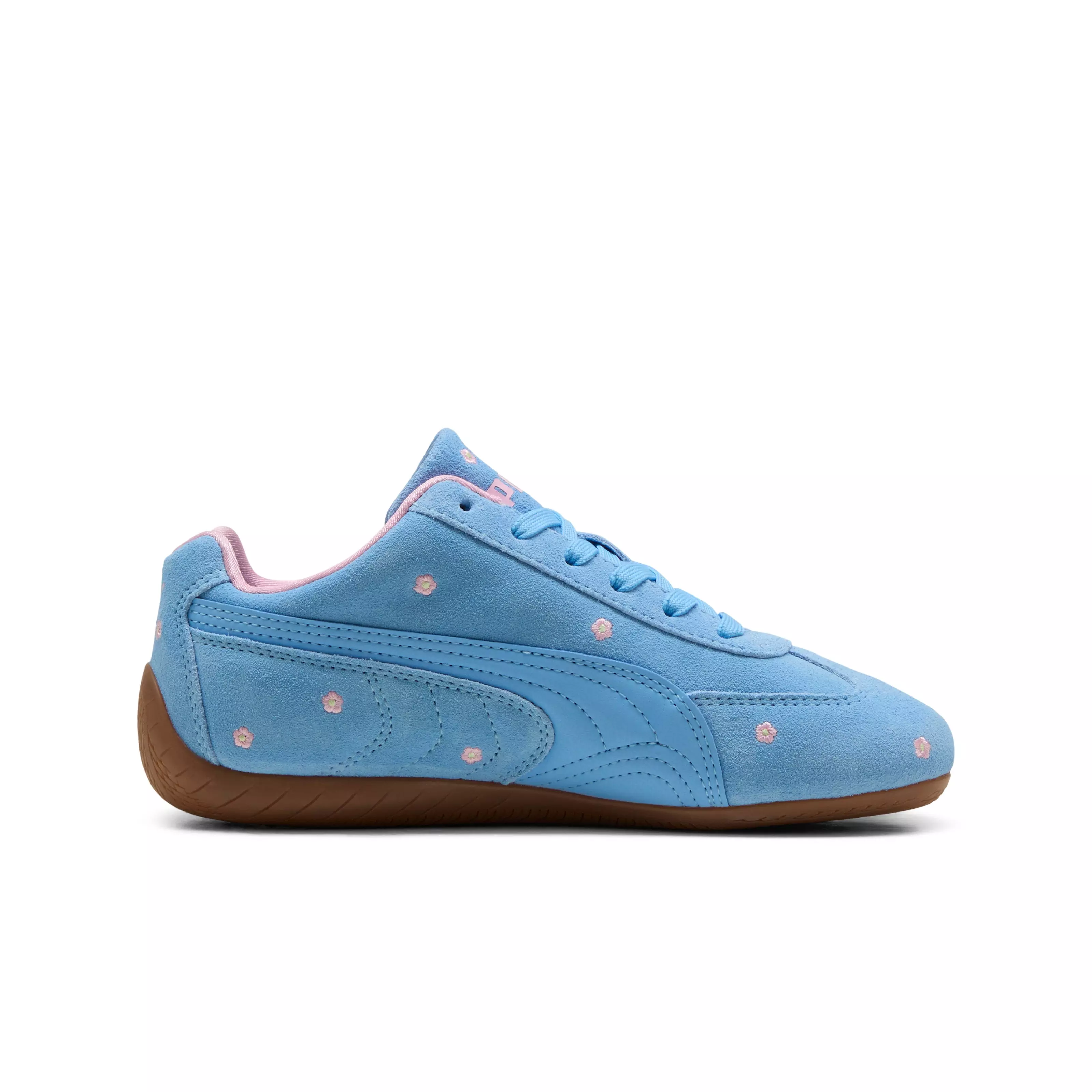PUMA Speedcat Spring "Light Blue/Pink/Beige" Grade School Girls' Shoe - LT BLUE/PINK/BEIGE