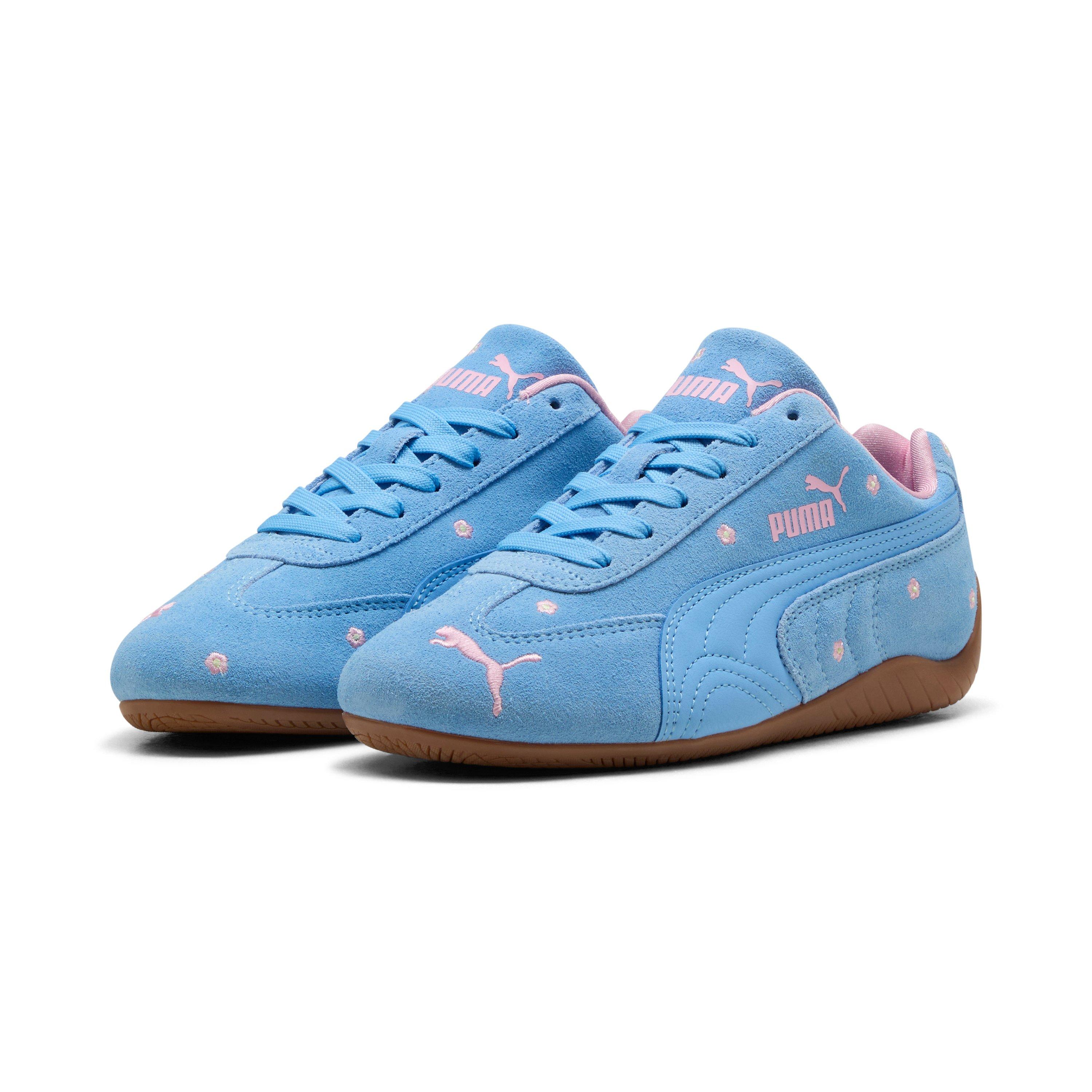 PUMA Speedcat Spring "Light Blue/Pink/Beige" Grade School Girls' Shoe - LT BLUE/PINK/BEIGE Thumbnail View 3